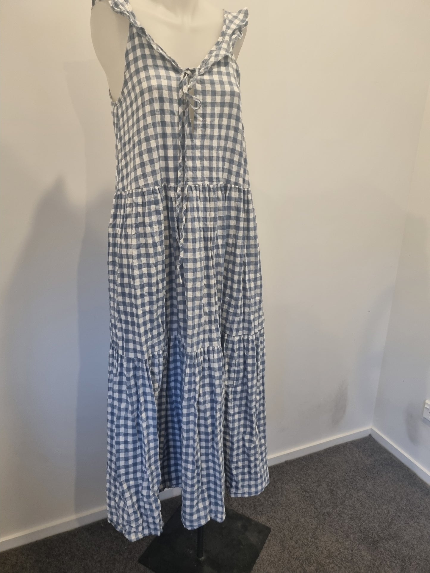 Caitlin Crisp Linen / Cotton Dress - Size8