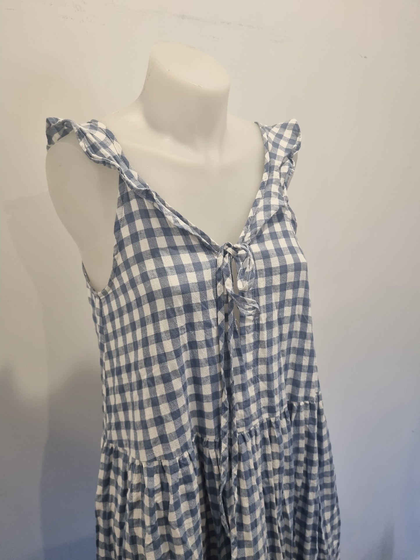 Caitlin Crisp Linen / Cotton Dress - Size8