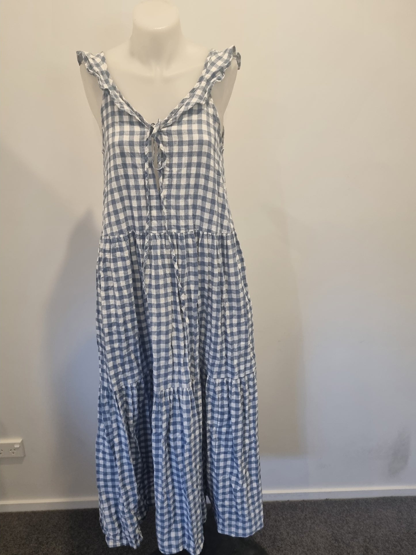 Caitlin Crisp Linen / Cotton Dress - Size8