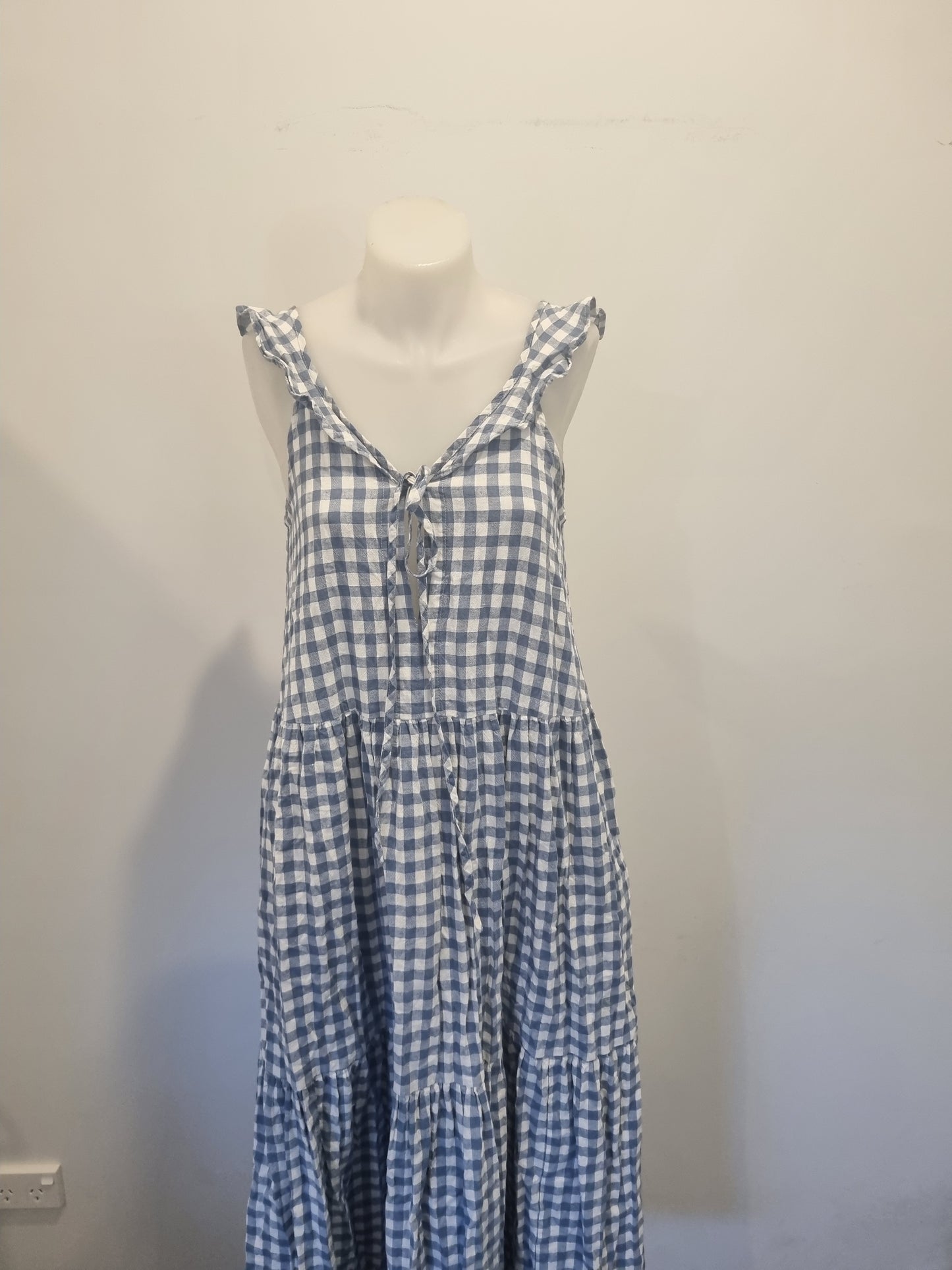 Caitlin Crisp Linen / Cotton Dress - Size8