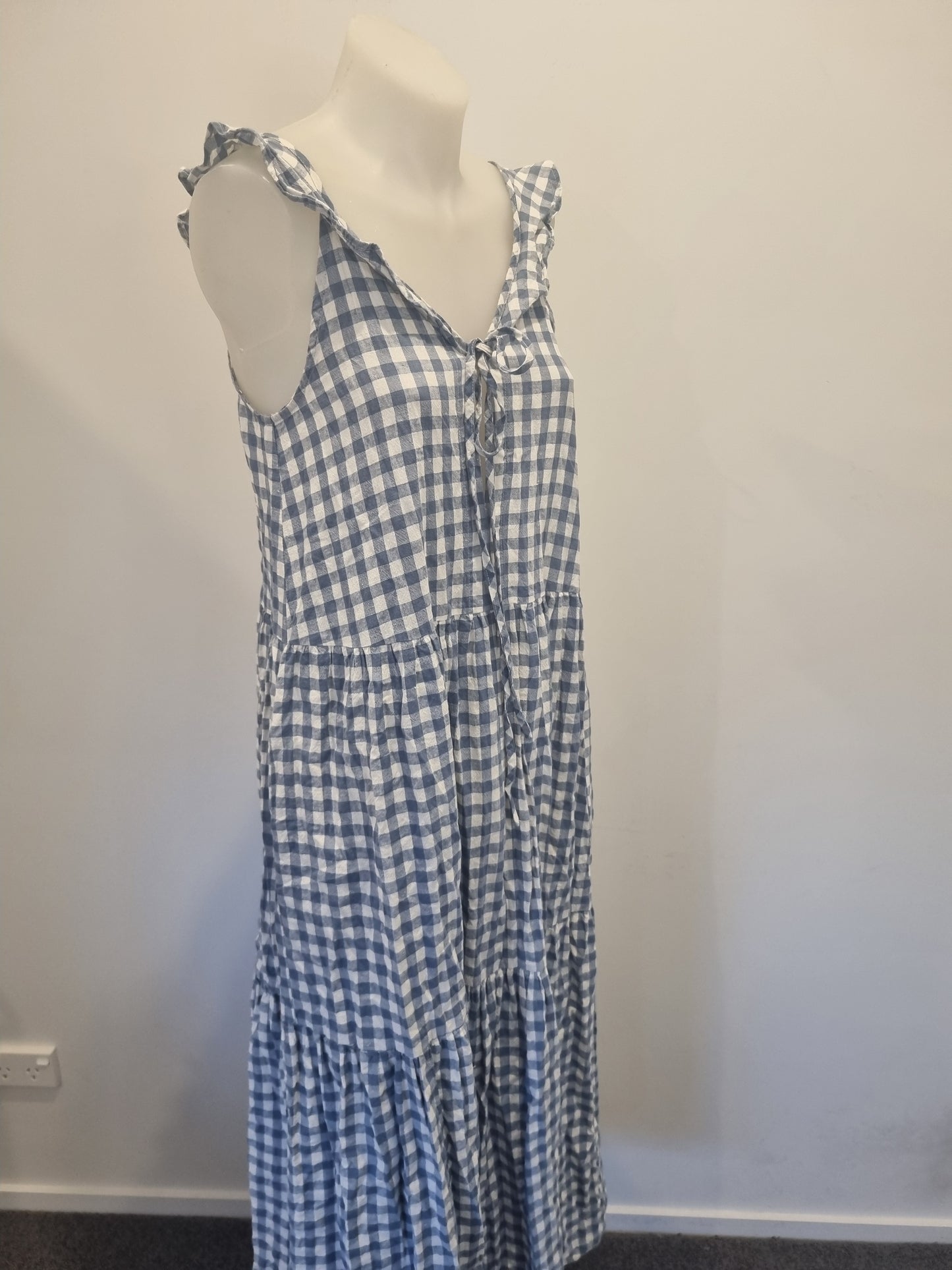 Caitlin Crisp Linen / Cotton Dress - Size8
