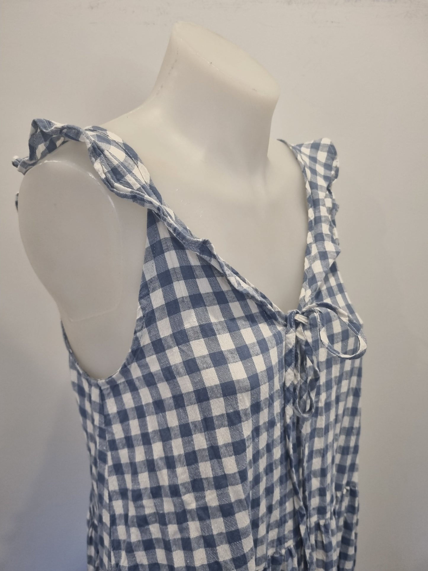 Caitlin Crisp Linen / Cotton Dress - Size8