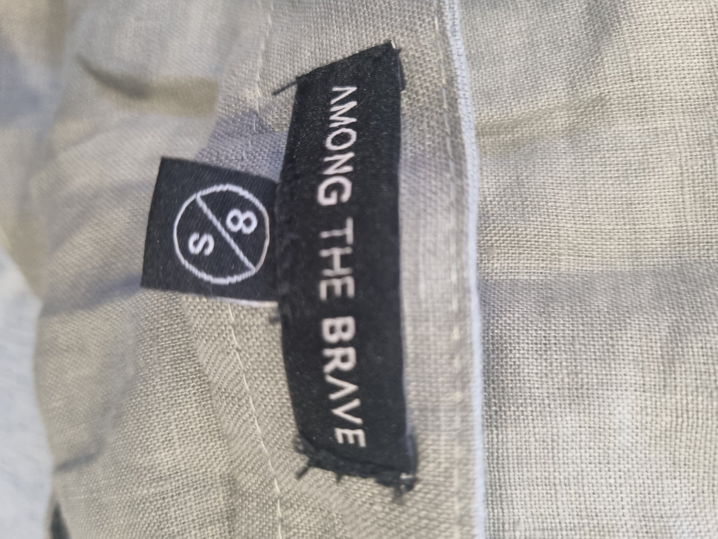 Among the Brave Linen Top - Size 8