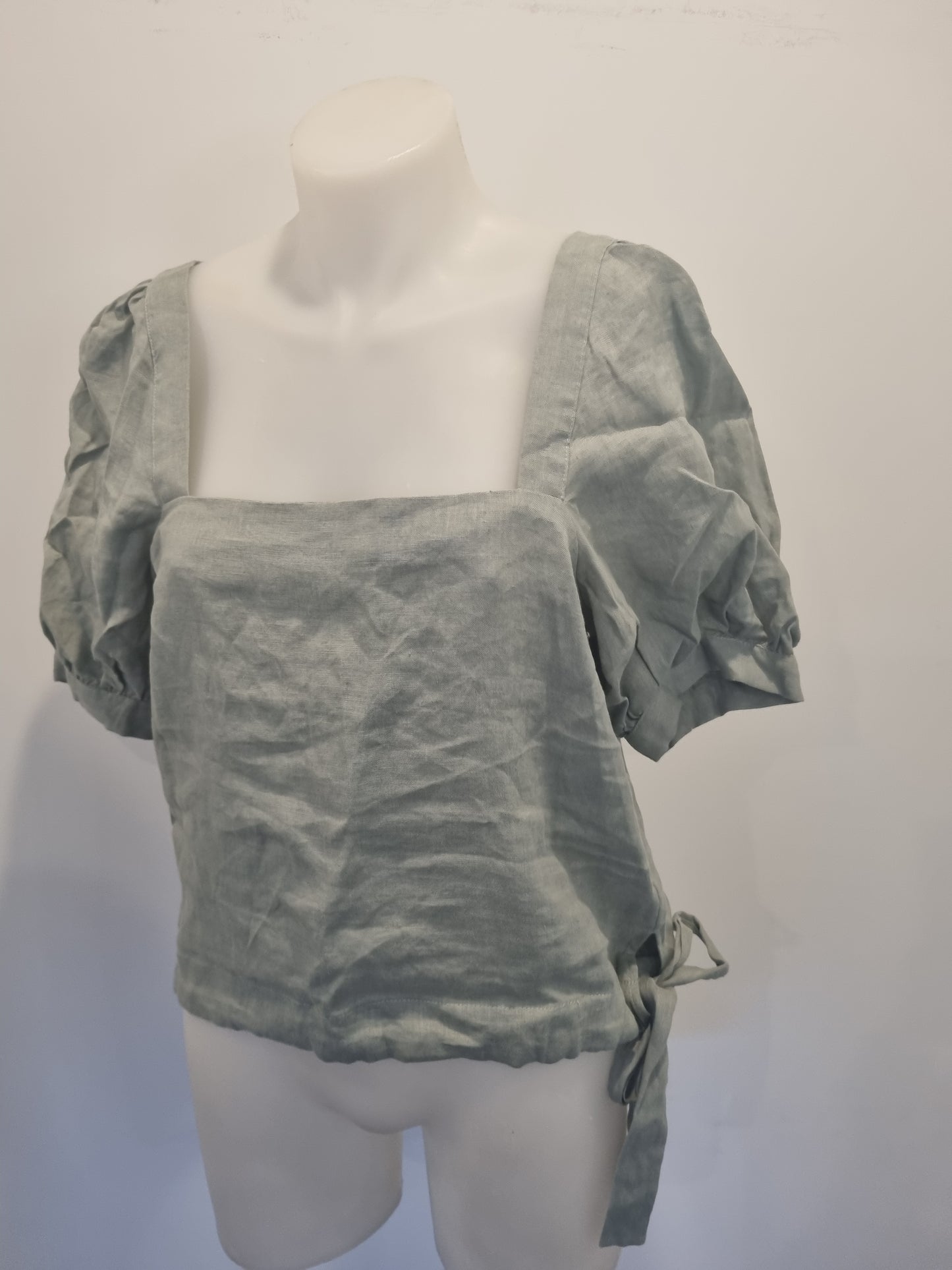 Among the Brave Linen Top - Size 8