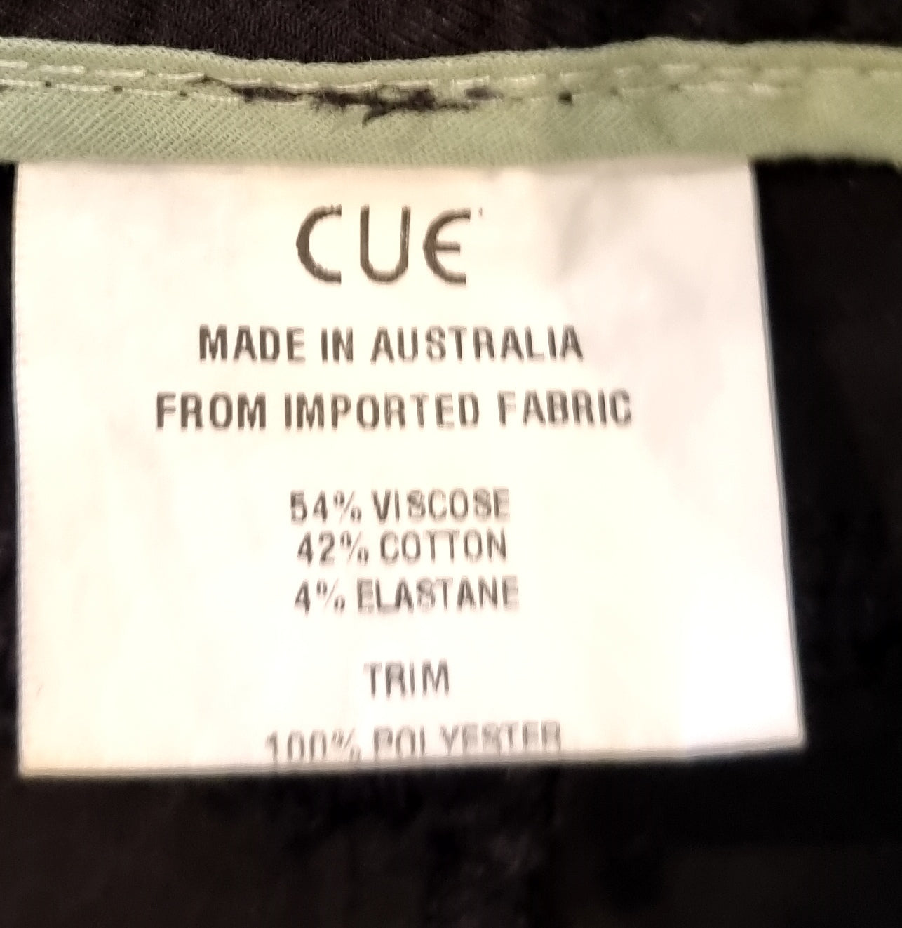 Cue Pants - Size 10