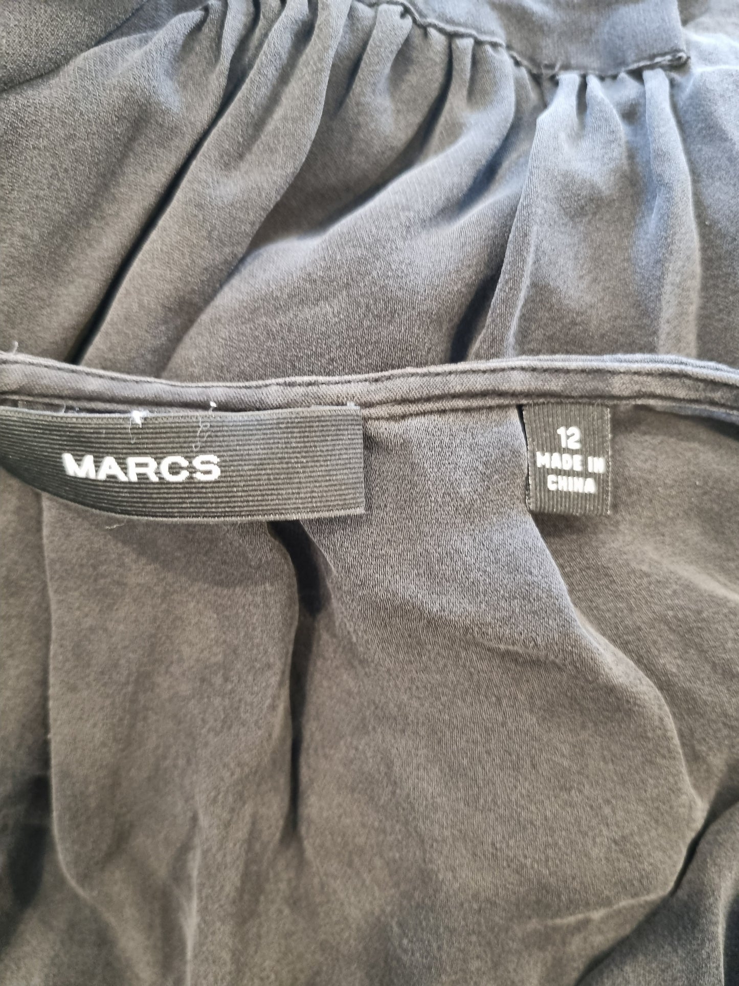 Marcs Silk Shortsleeve Blouse - Size 12