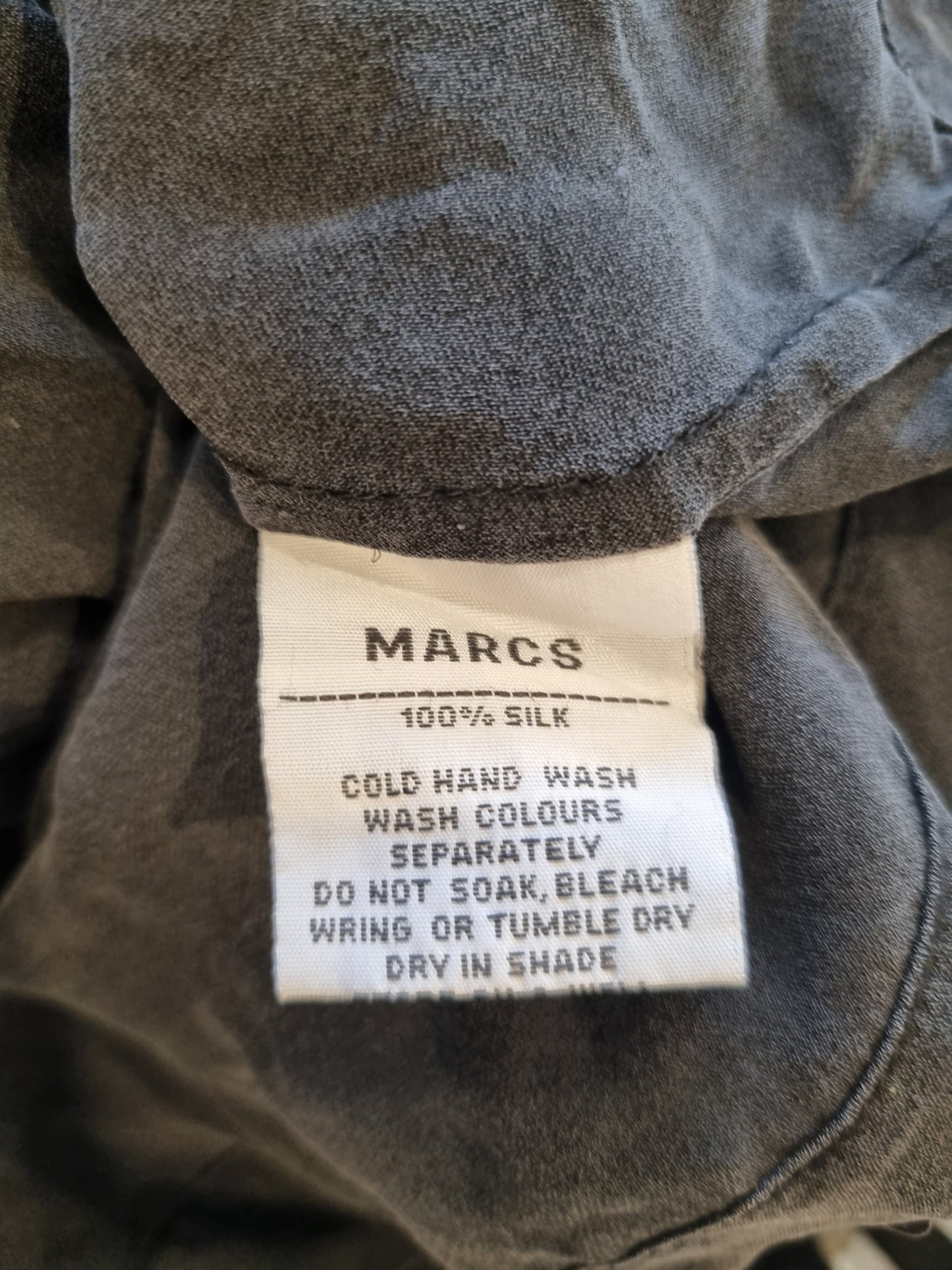 Marcs Silk Shortsleeve Blouse - Size 12