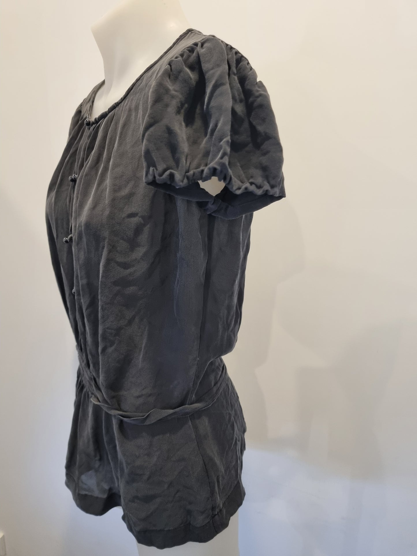 Marcs Silk Shortsleeve Blouse - Size 12