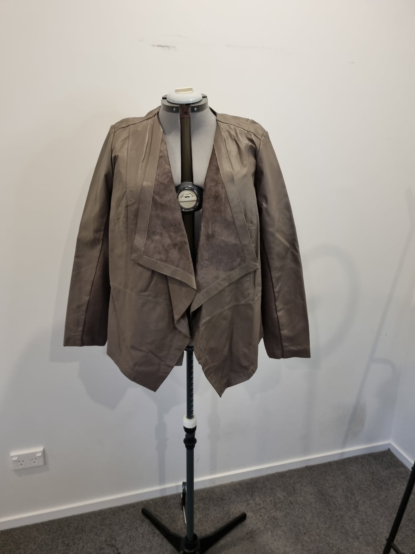 Sara Leather Jacket - Size 22 (BNWT)