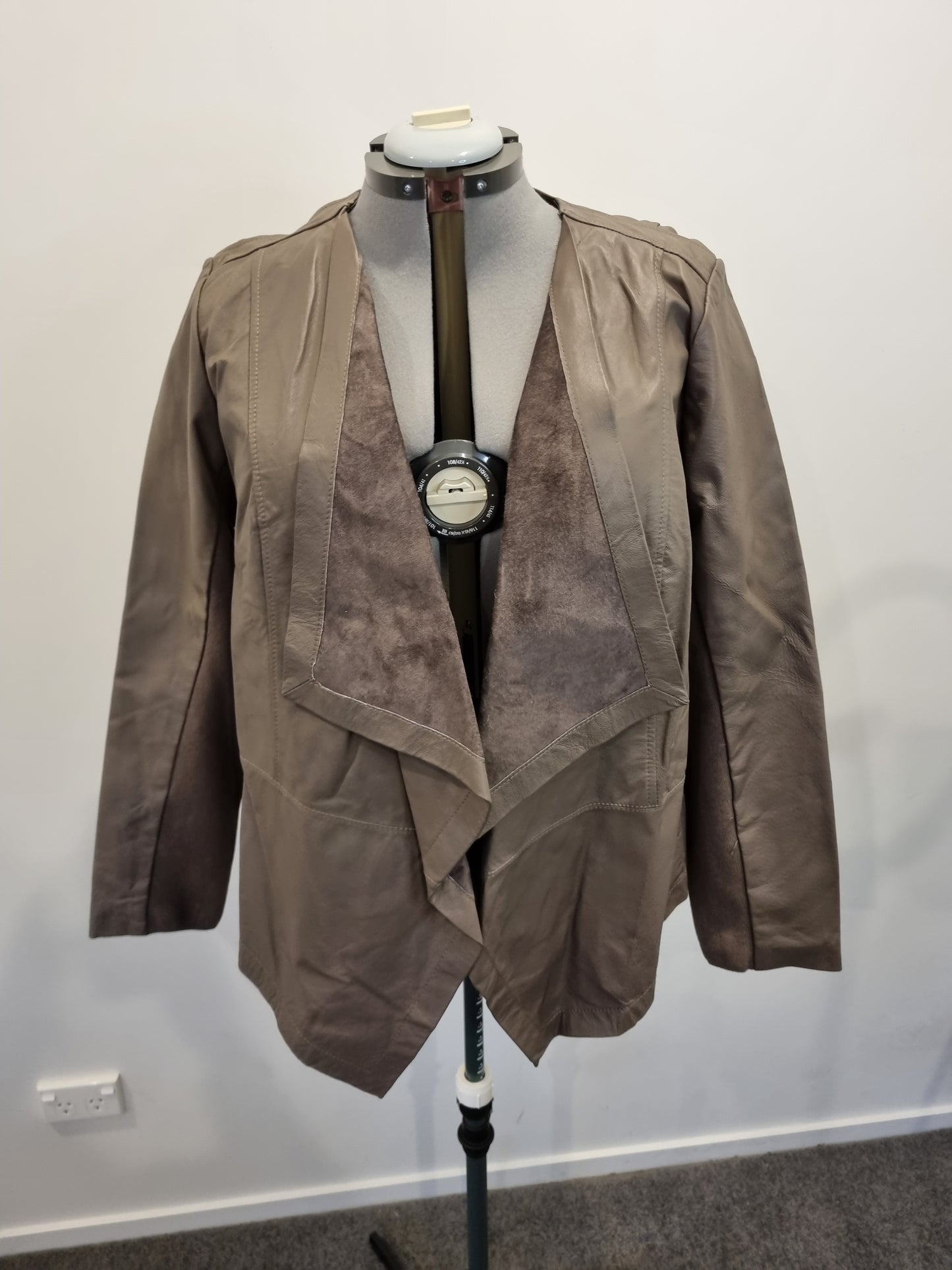 Sara Leather Jacket - Size 22 (BNWT)