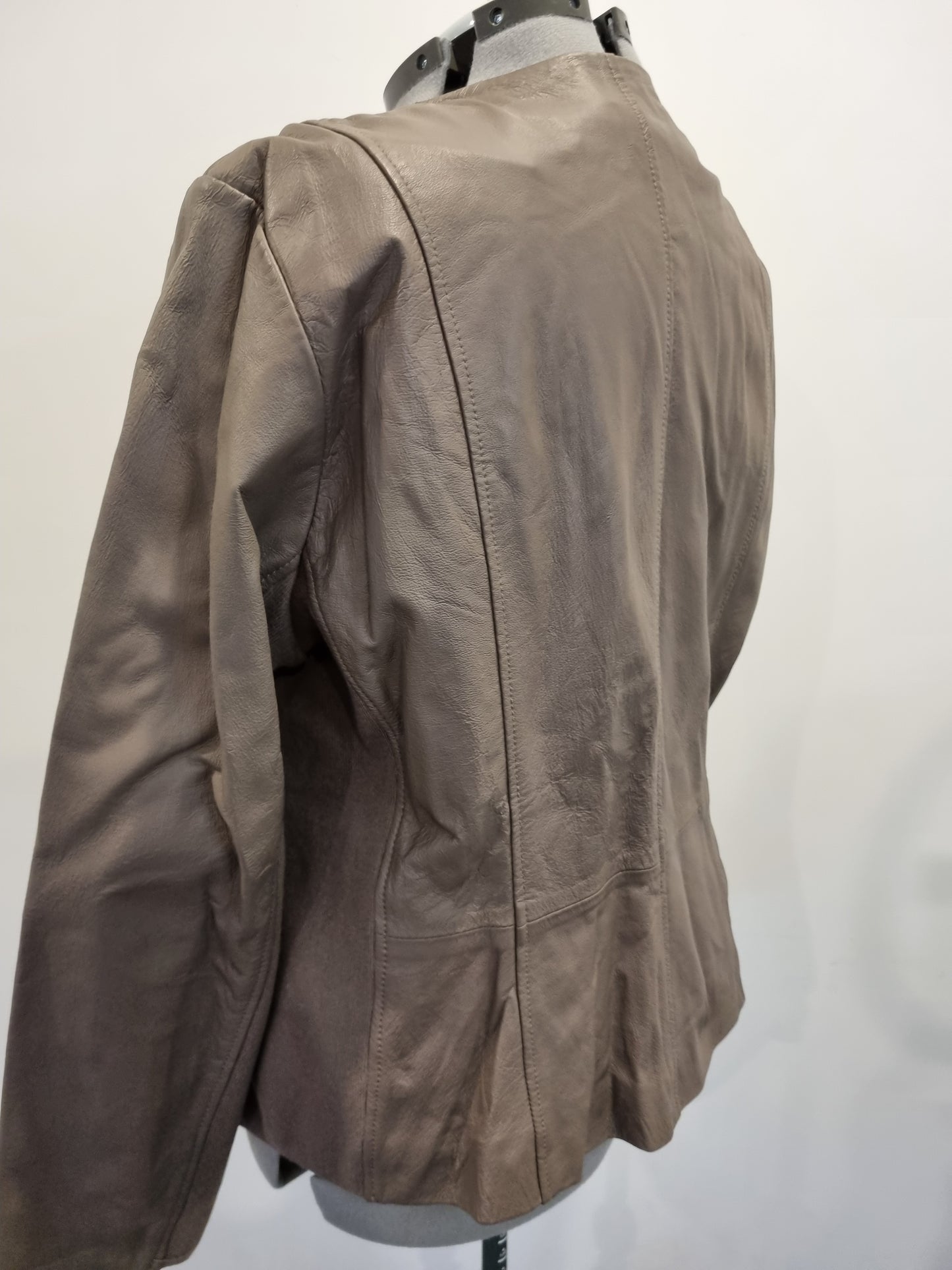 Sara Leather Jacket - Size 22 (BNWT)