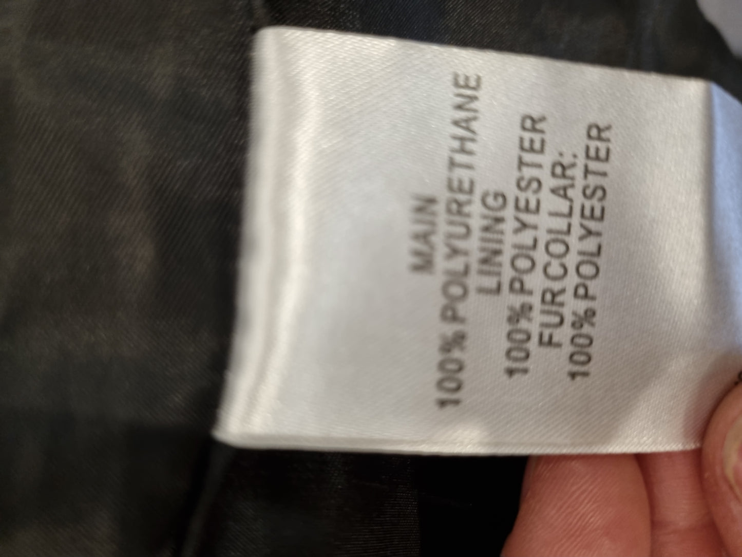 Autograph Leather-Look Jacket - Size 24