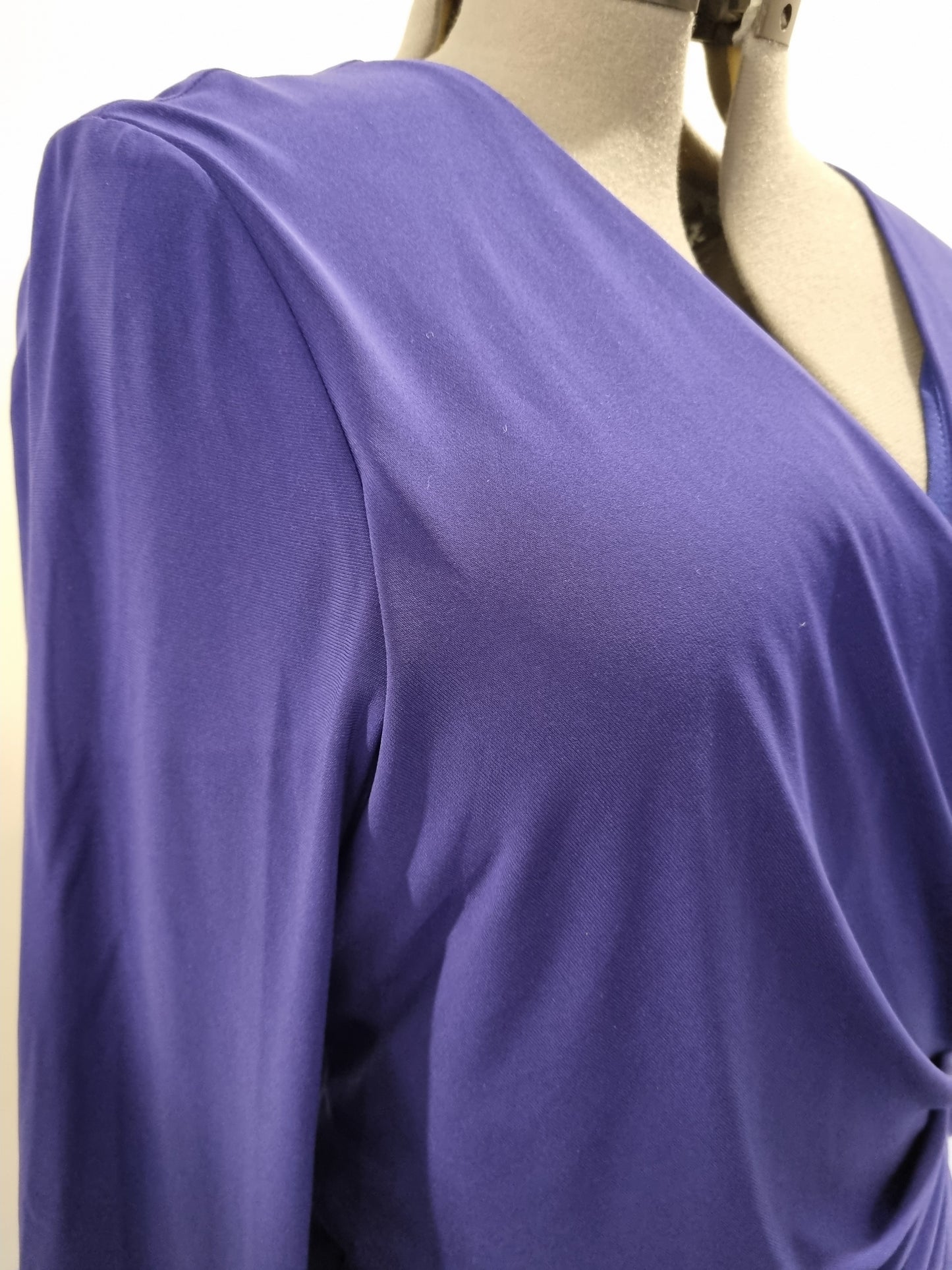 Frank Lyman Mock Wrap Dress (PURPLE) - Size 20