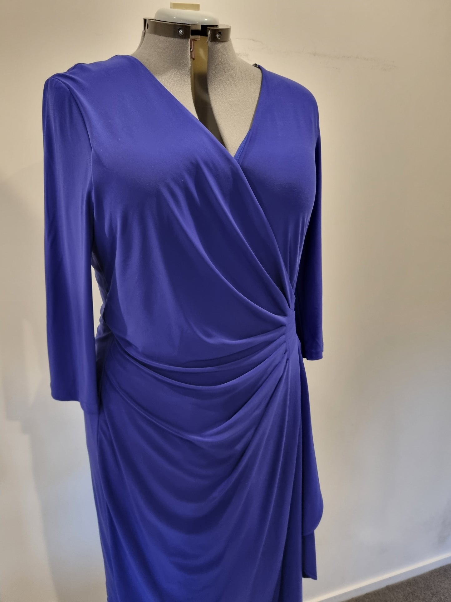 Frank Lyman Mock Wrap Dress (PURPLE) - Size 20