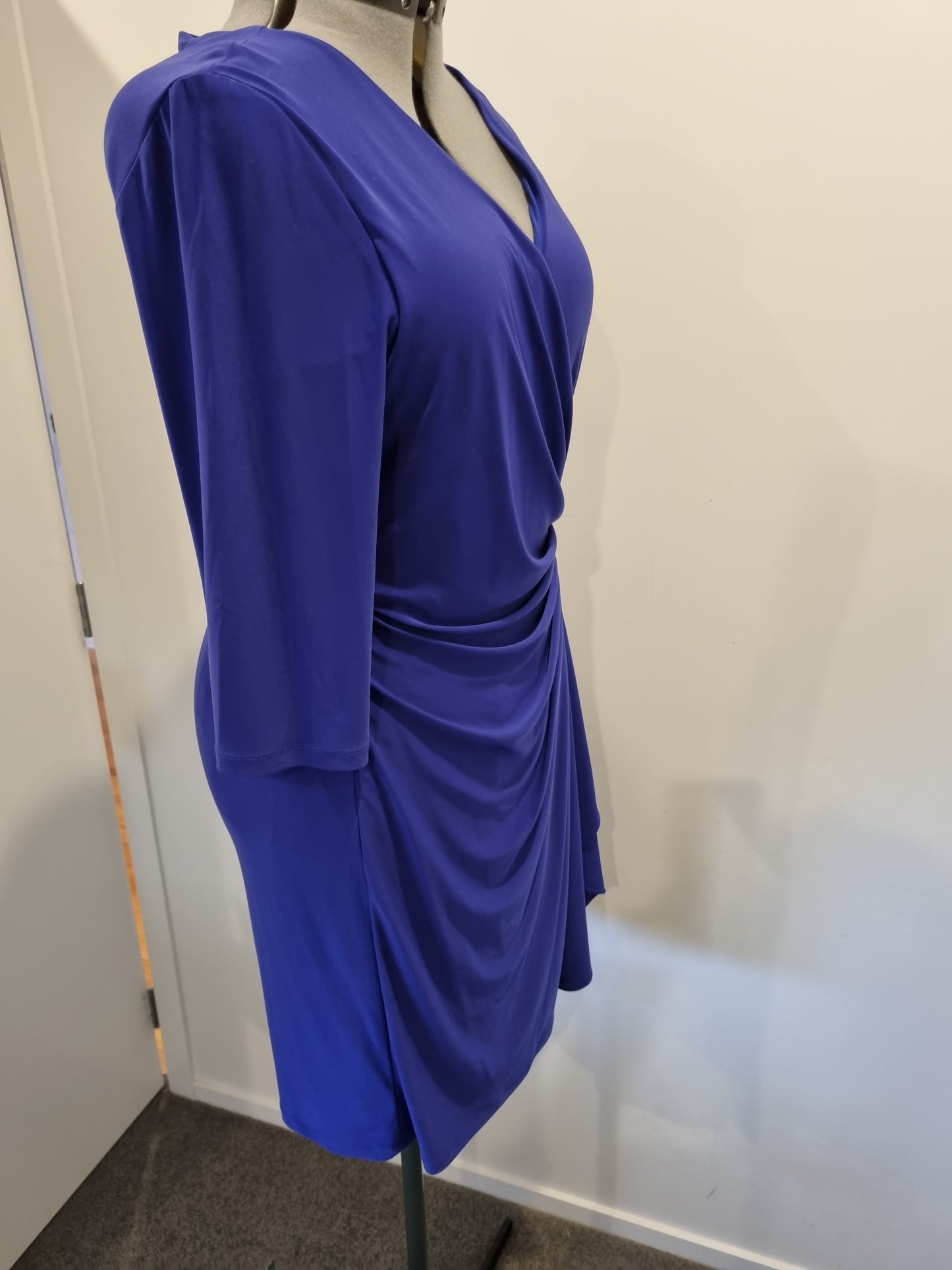 Frank Lyman Mock Wrap Dress (PURPLE) - Size 20