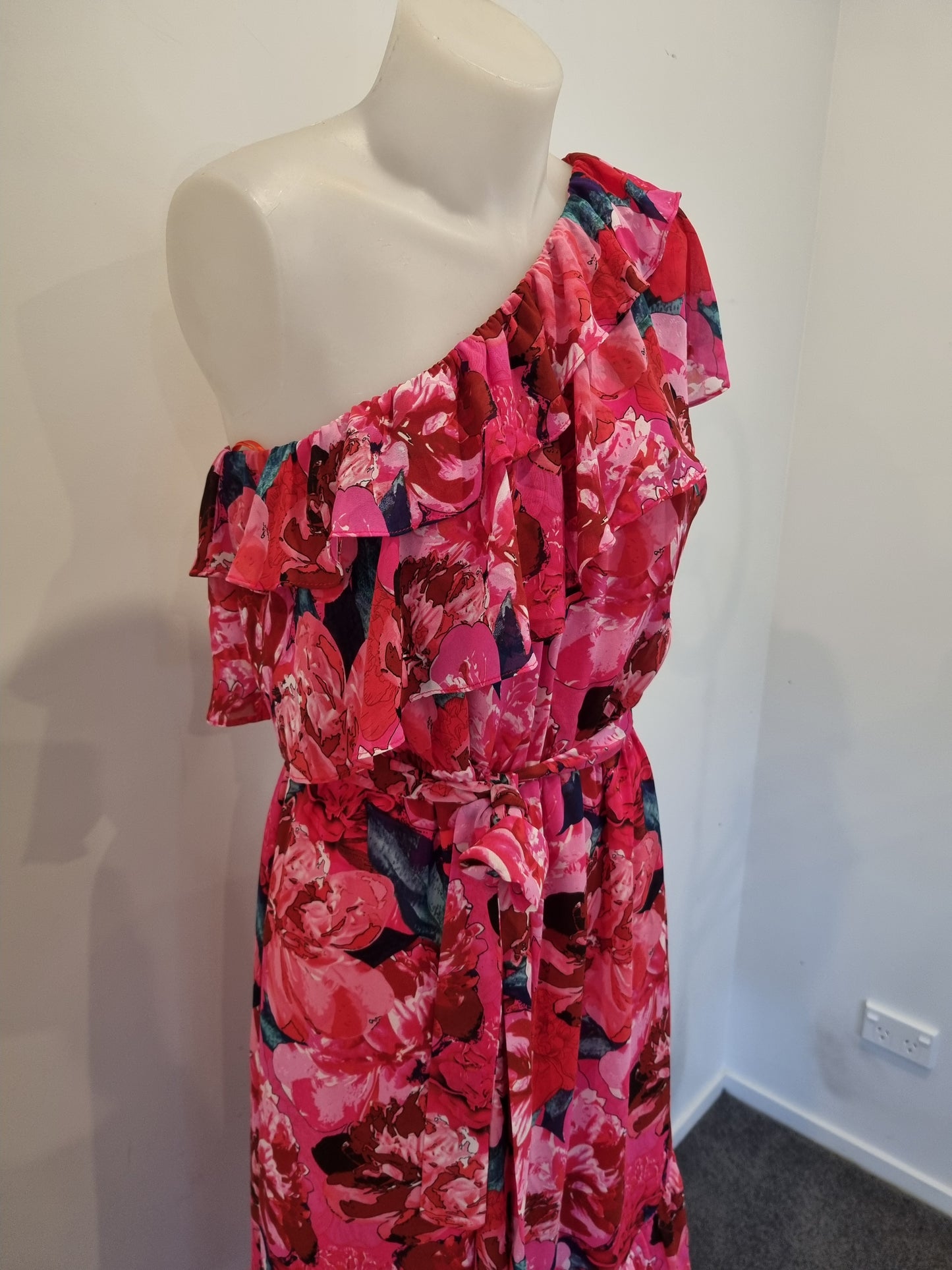 Augustine One Shoulder Dress - Size M (BNWT)