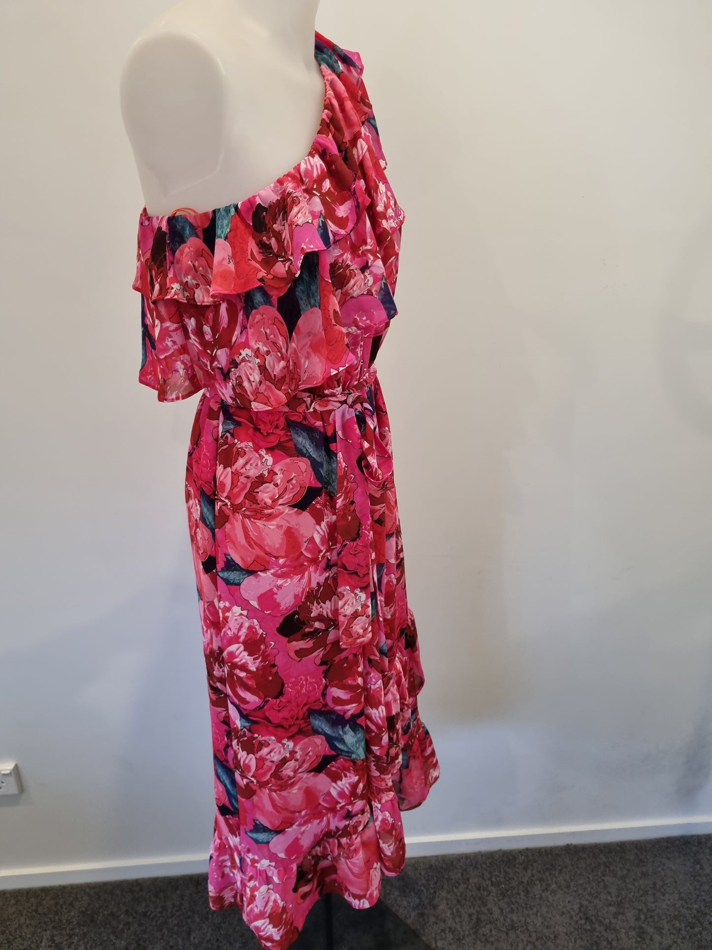 Augustine One Shoulder Dress - Size M (BNWT)