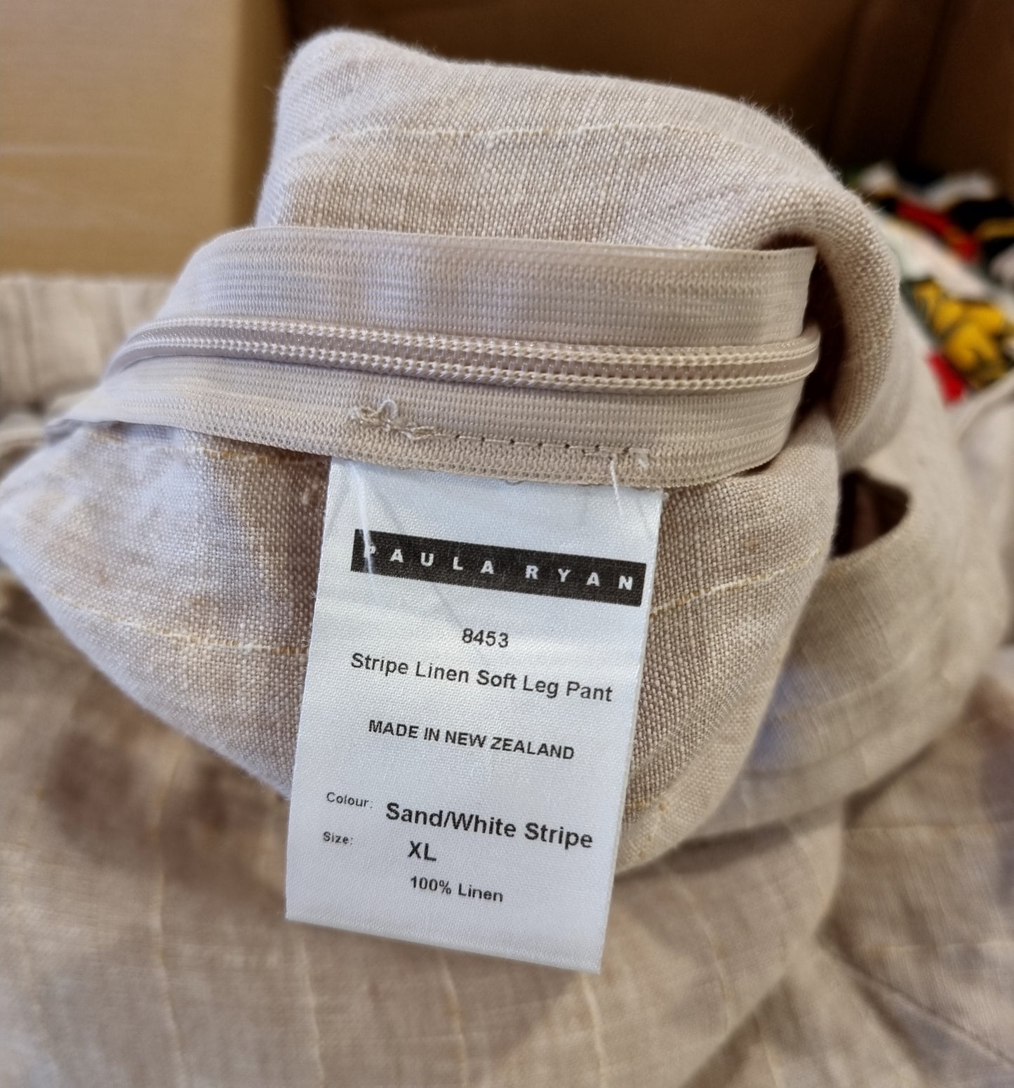Paula Ryan Linen Pants - Size XL