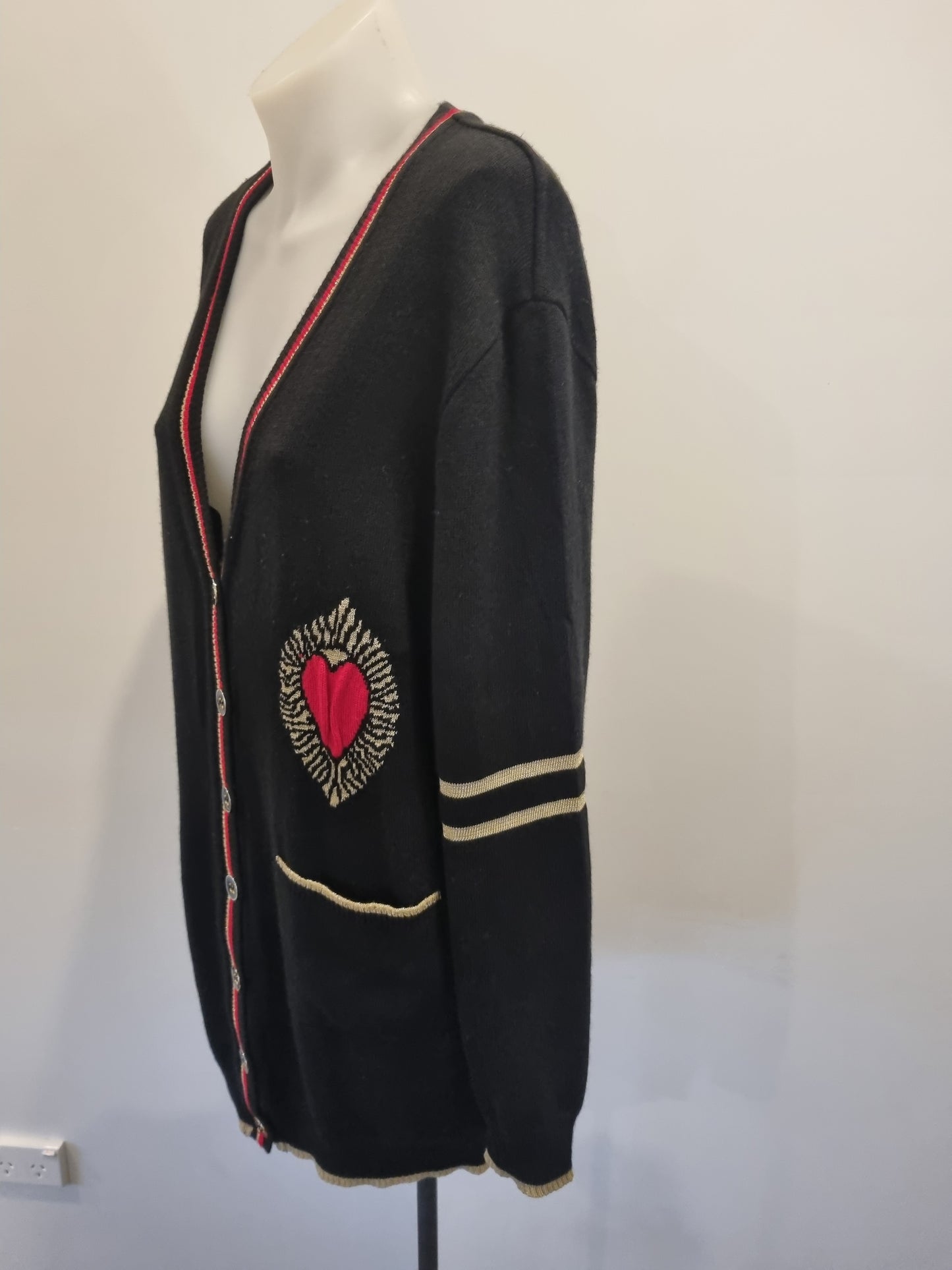 Paula Ryan Merino Cardigan - Size L