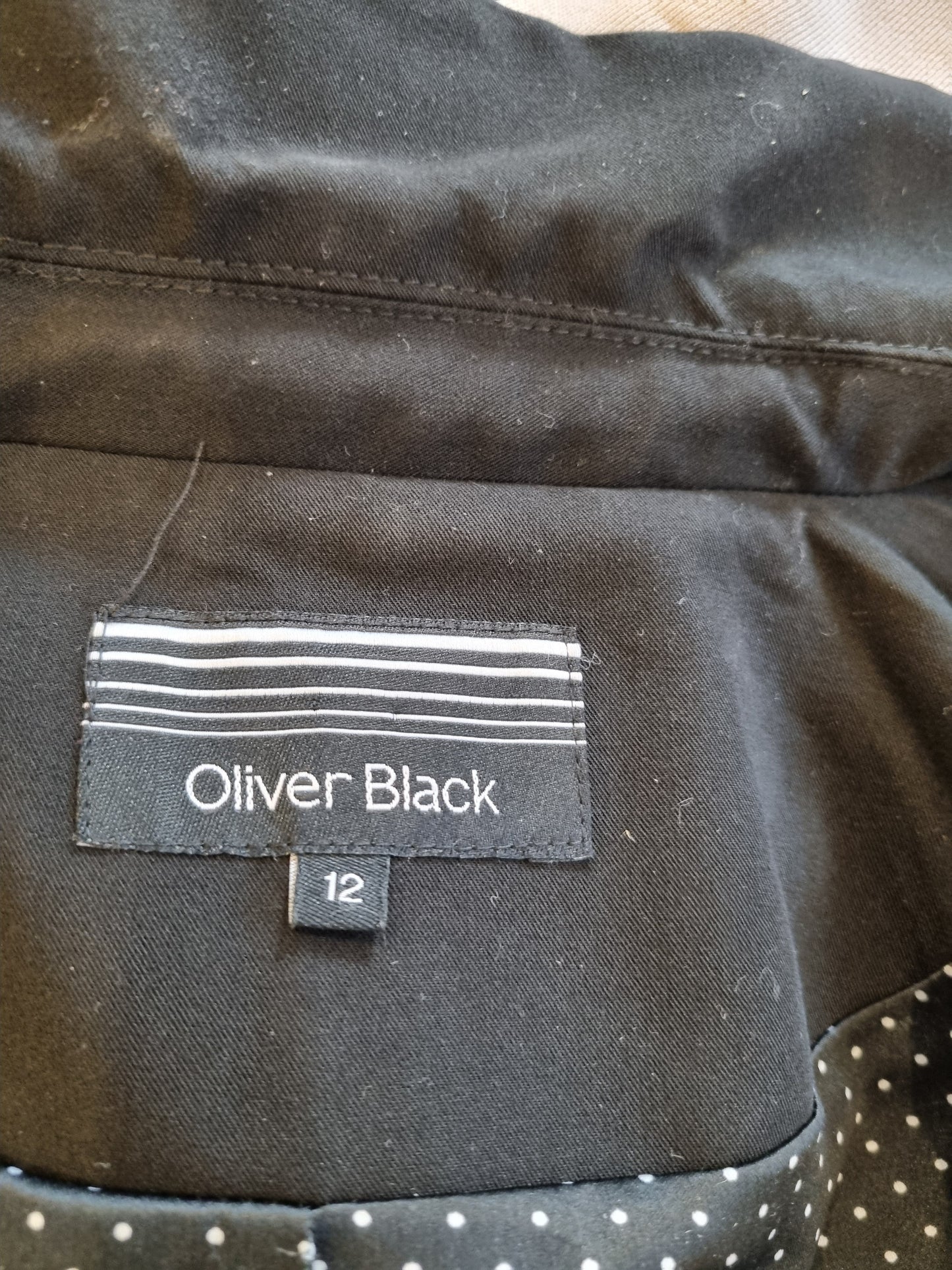 Oliver Black Blazer - Size 12