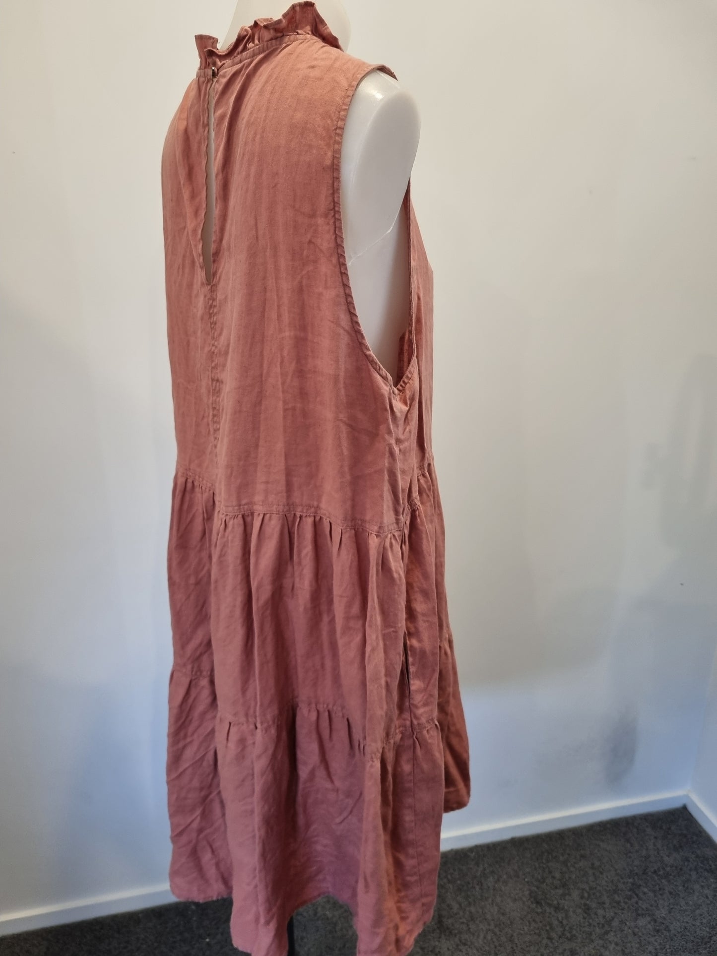 Zest Linen Dress - Size 18