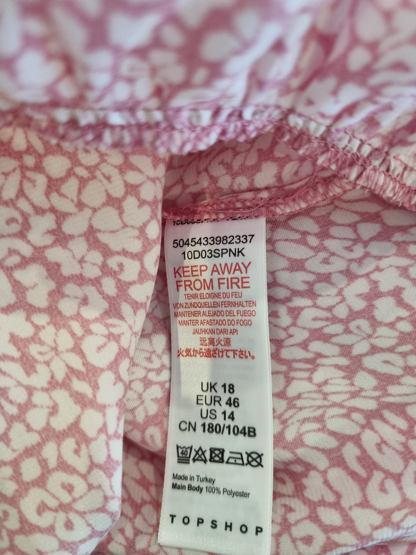Zest Linen Dress - Size 18