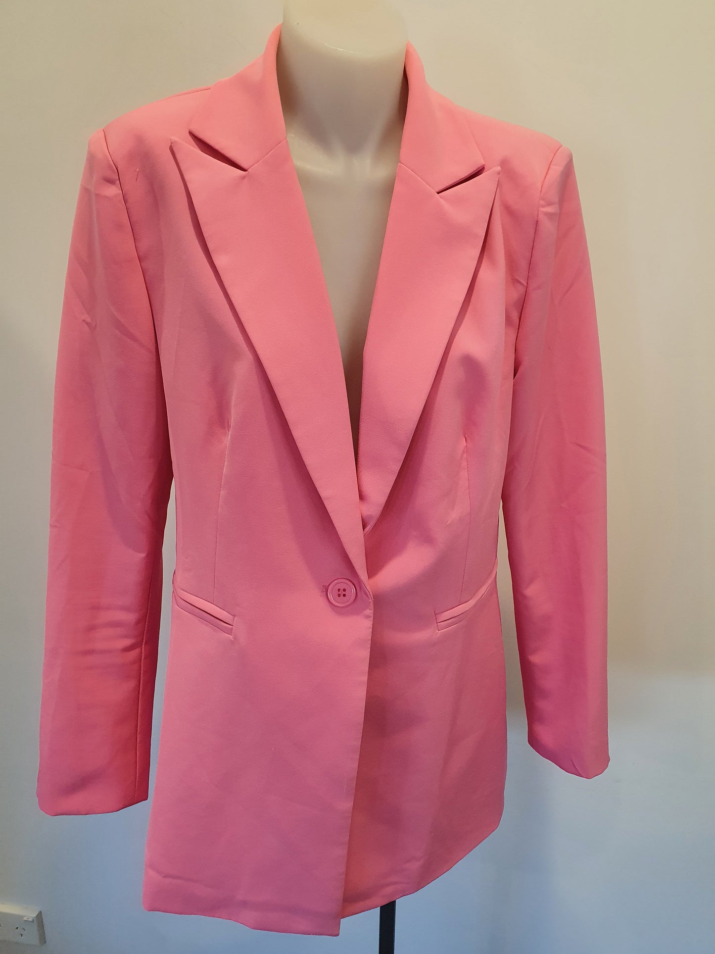 Showpo Pink Blazer - Size 12