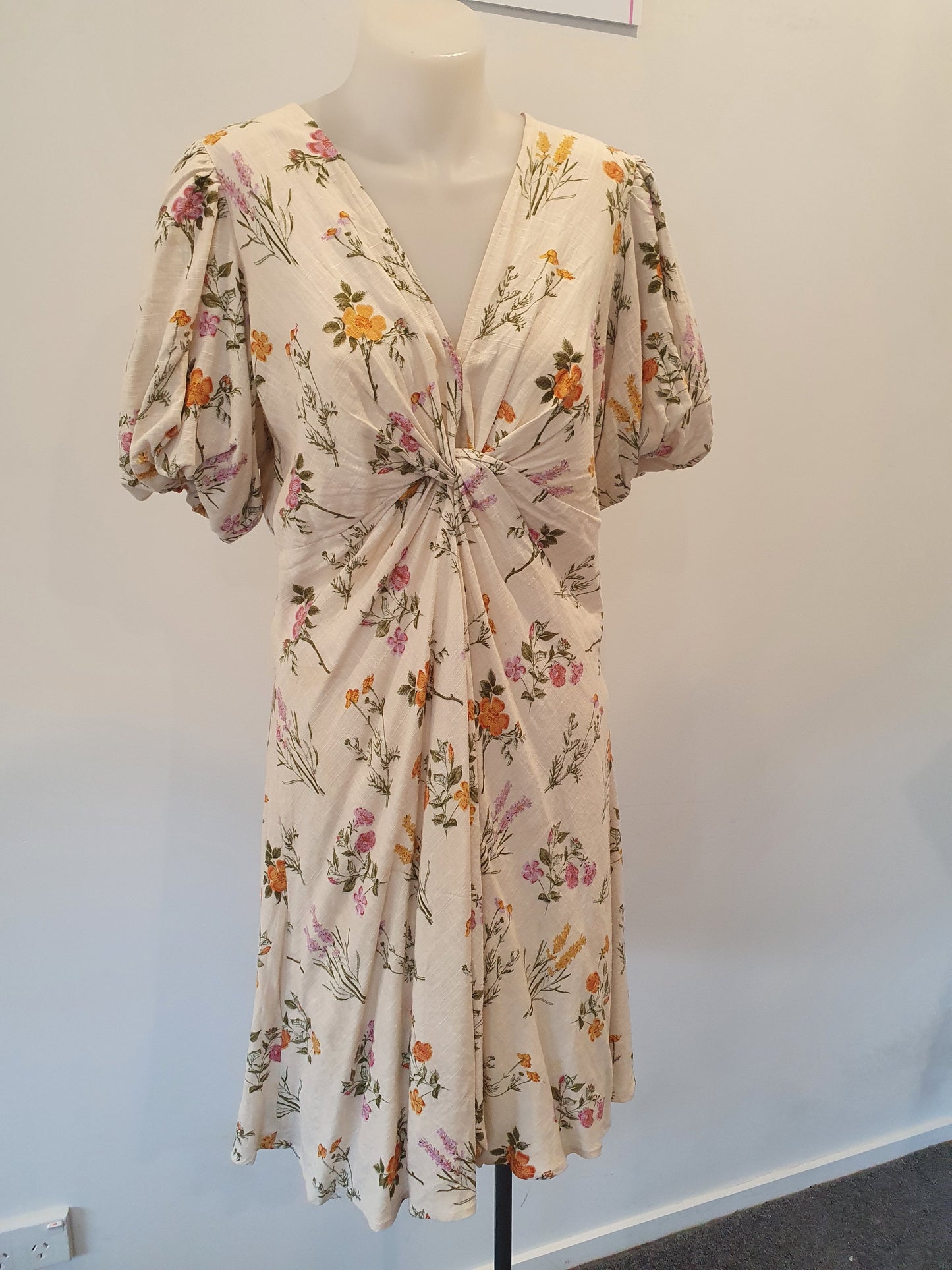 Petal + Pup Linen Dress - Size L (12/14)