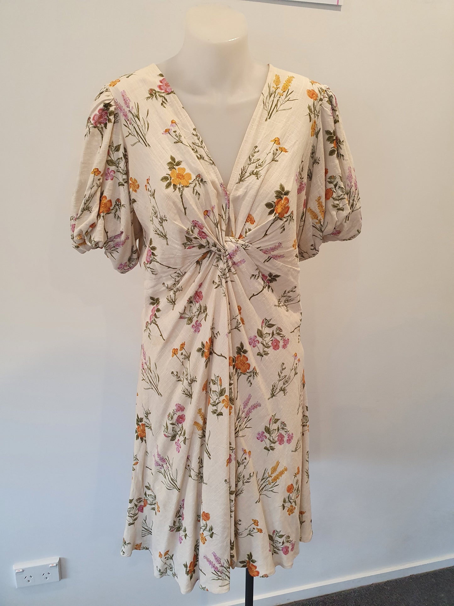 Petal + Pup Linen Dress - Size L (12/14)