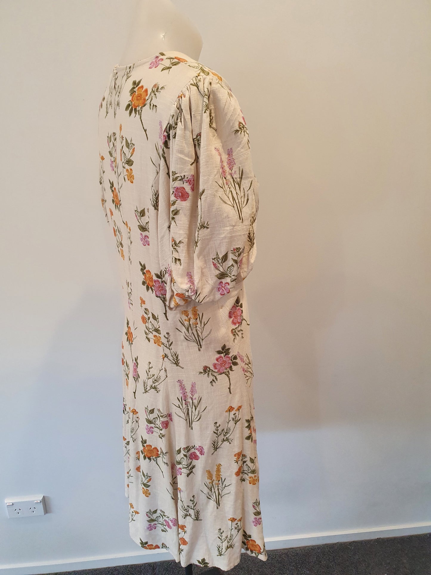 Petal + Pup Linen Dress - Size L (12/14)