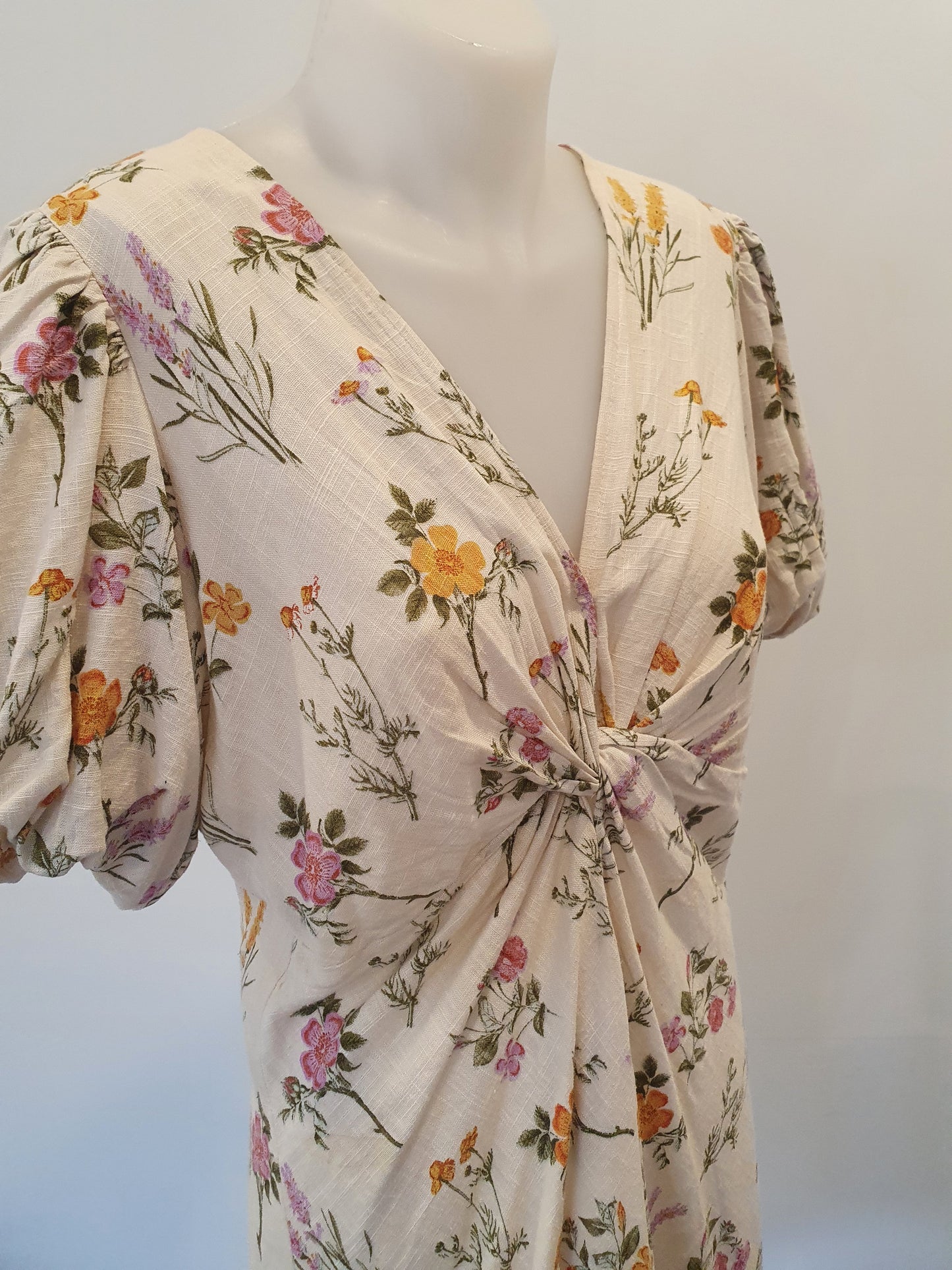 Petal + Pup Linen Dress - Size L (12/14)
