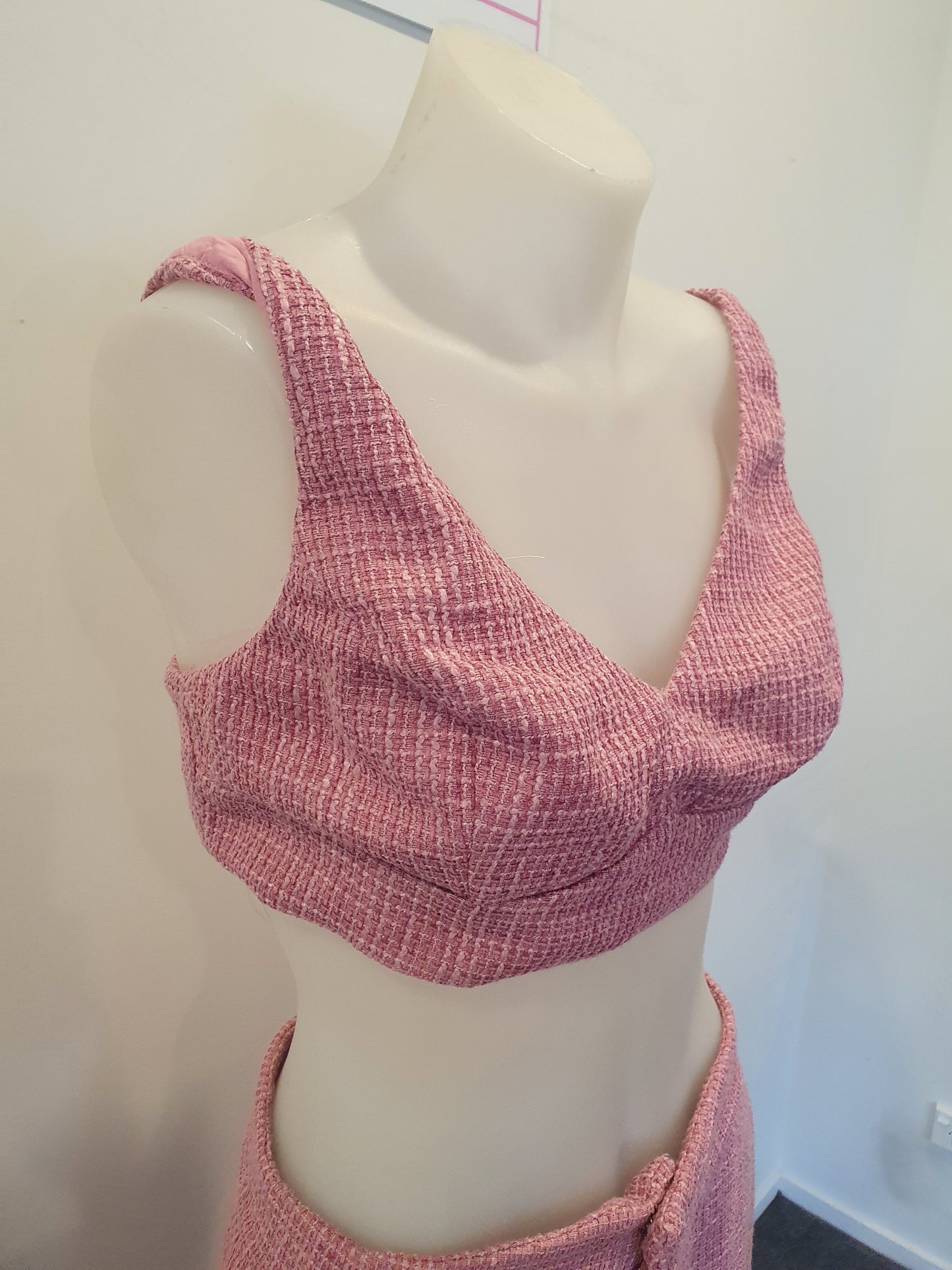 Showpo Tweed Top/Bralet - Size 12