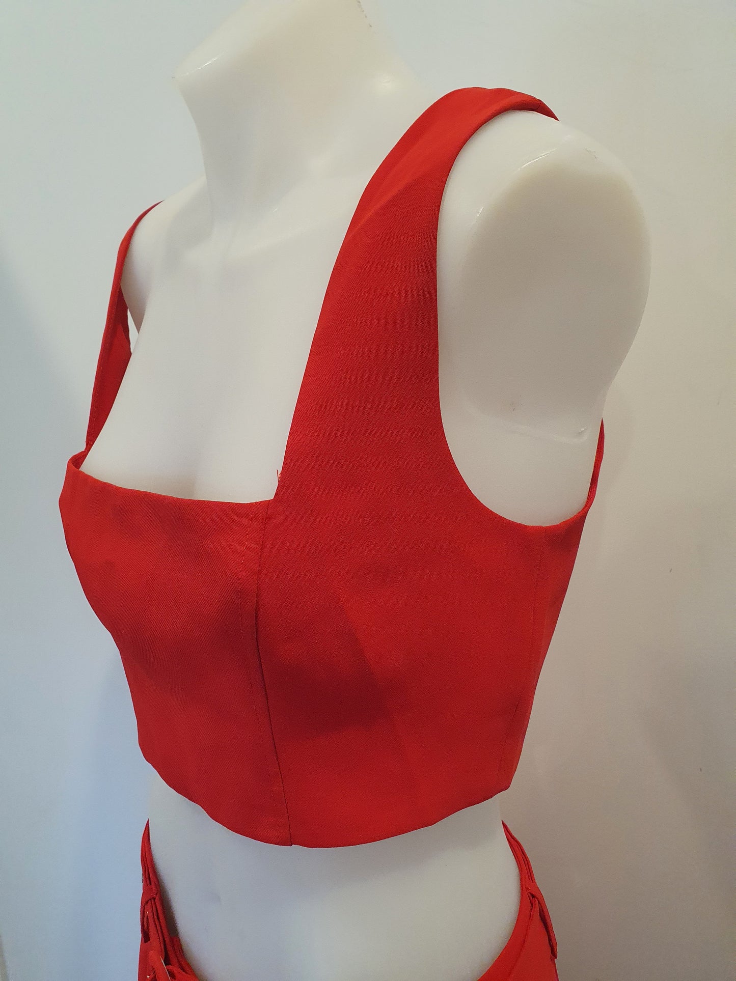Showpo Red Bralet - Size 12
