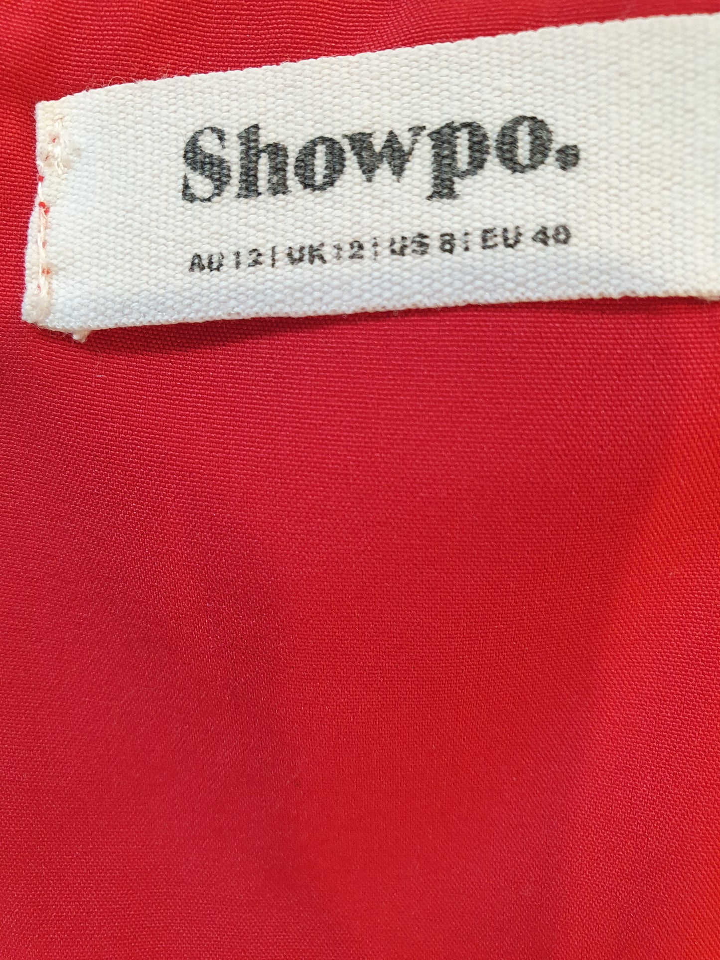 Showpo Red Bralet - Size 12