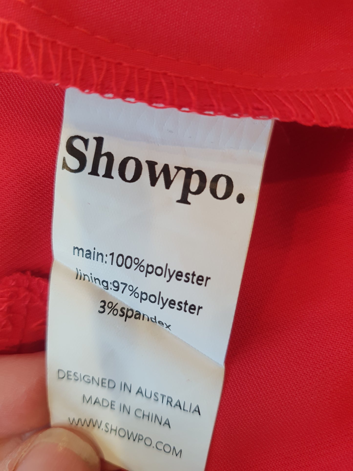 Showpo Red Pants - Size 12