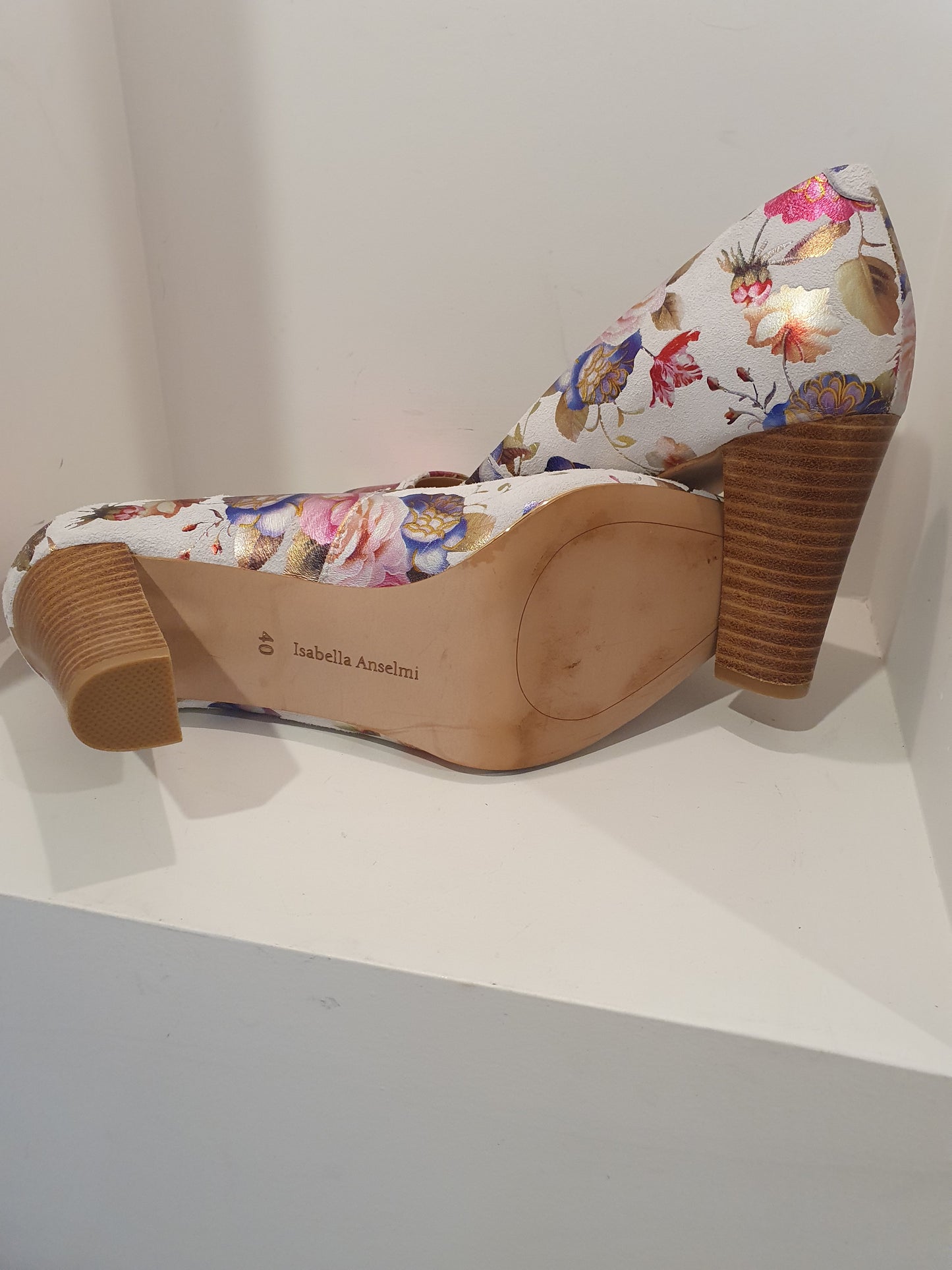 Isabella Anselmi Floral Heels - Size 40