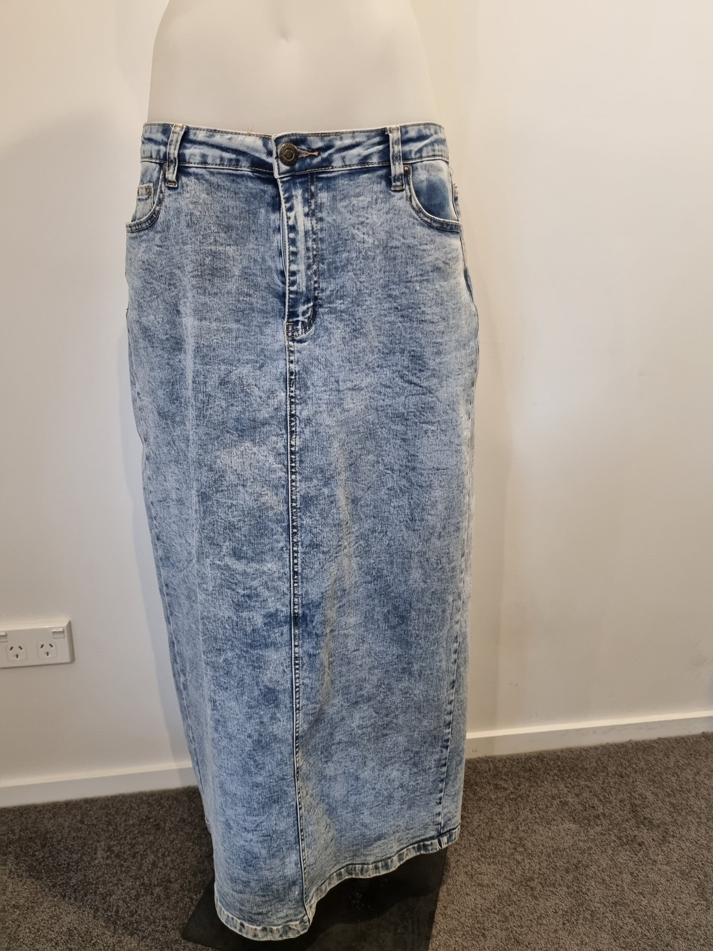 Wakee Denim Skirt - Size 14