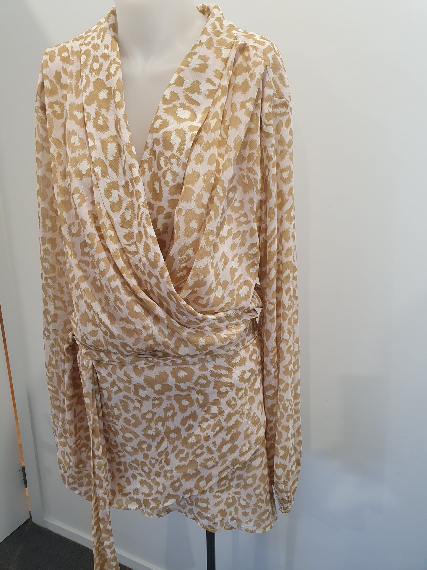 Stella Royal Wrap Top / Dress - Size 20/22