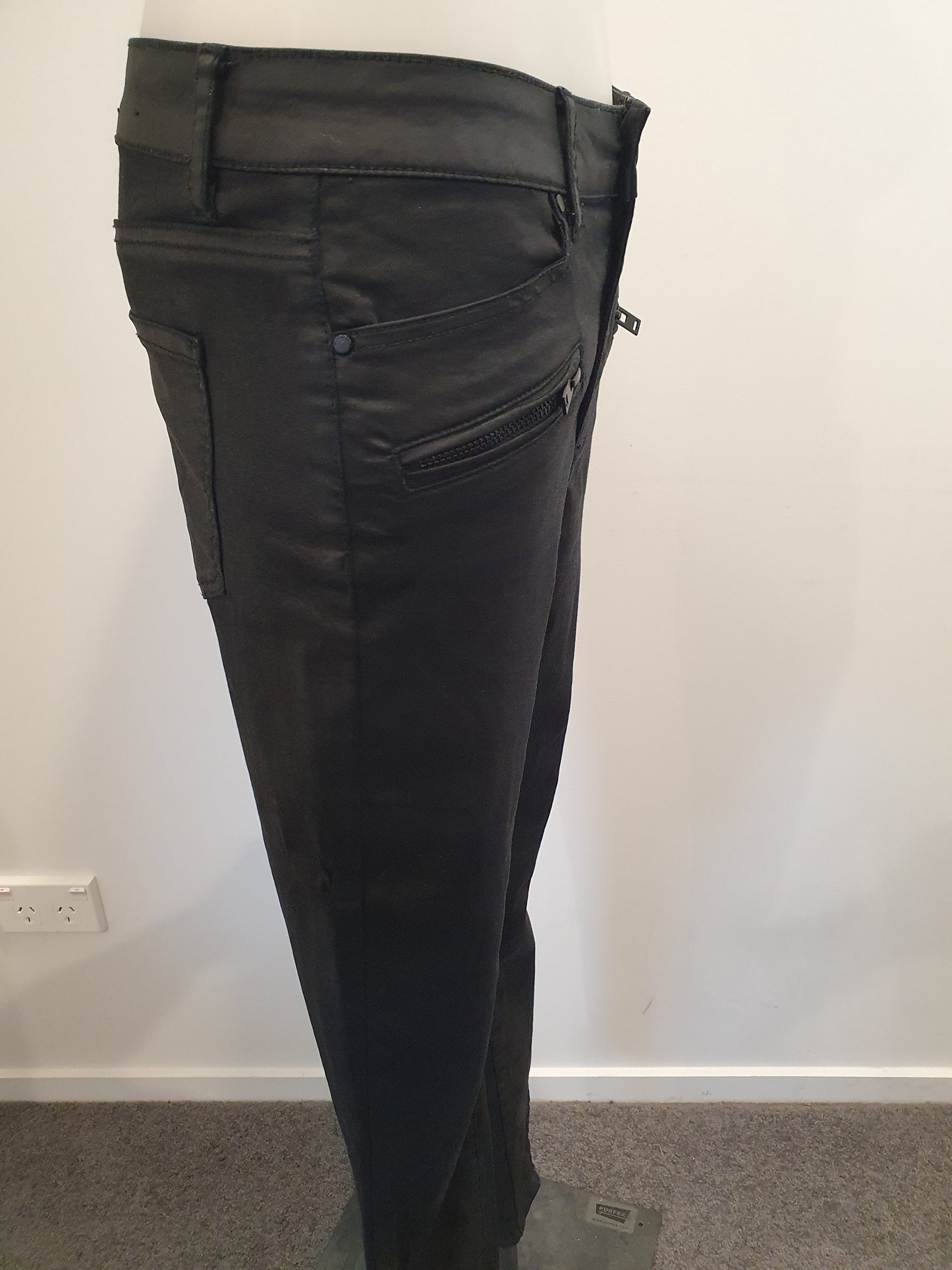 Witchery Coated Jeans - Size 10