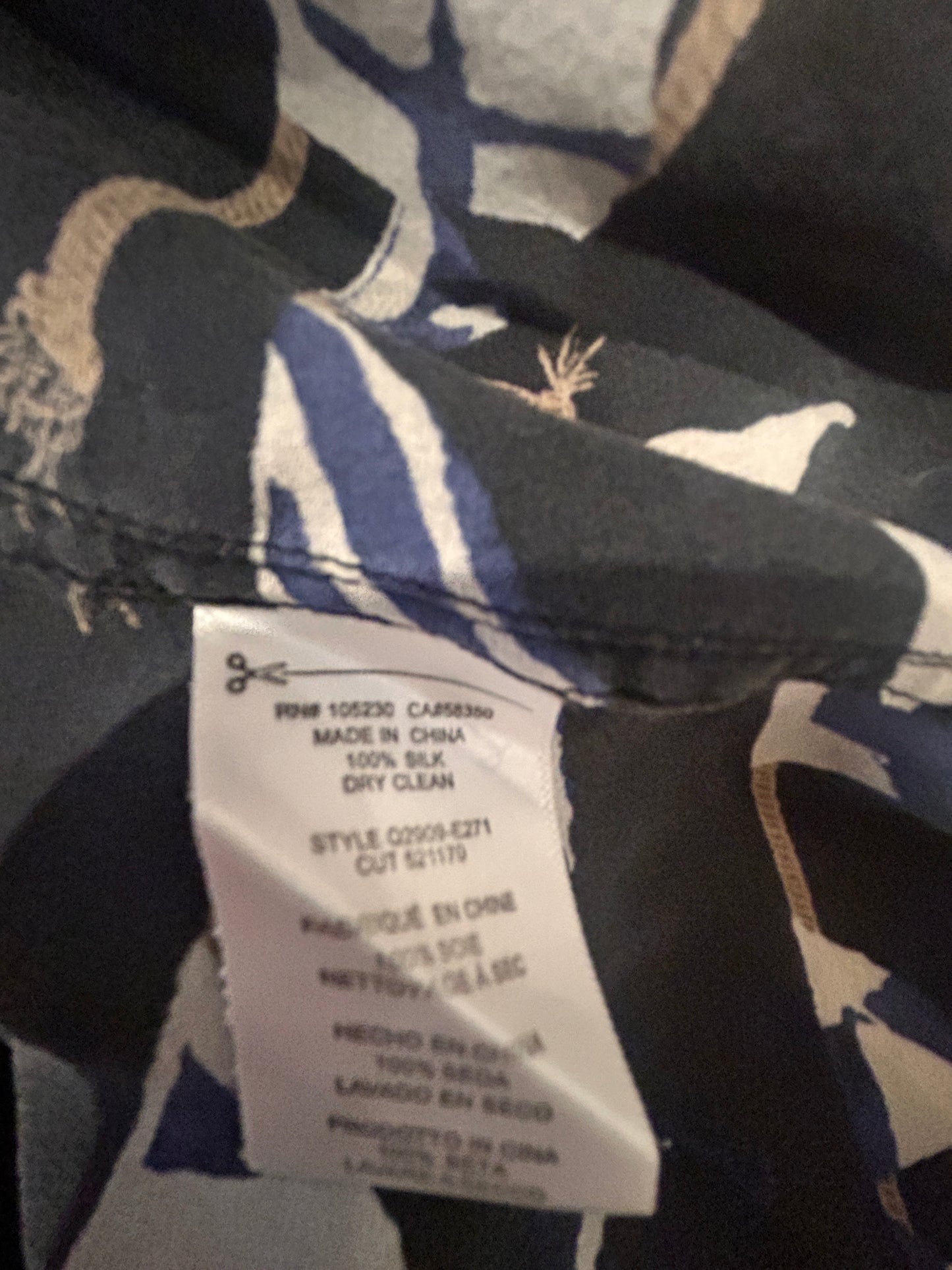 Equipment Femme Silk Shirt - Size M