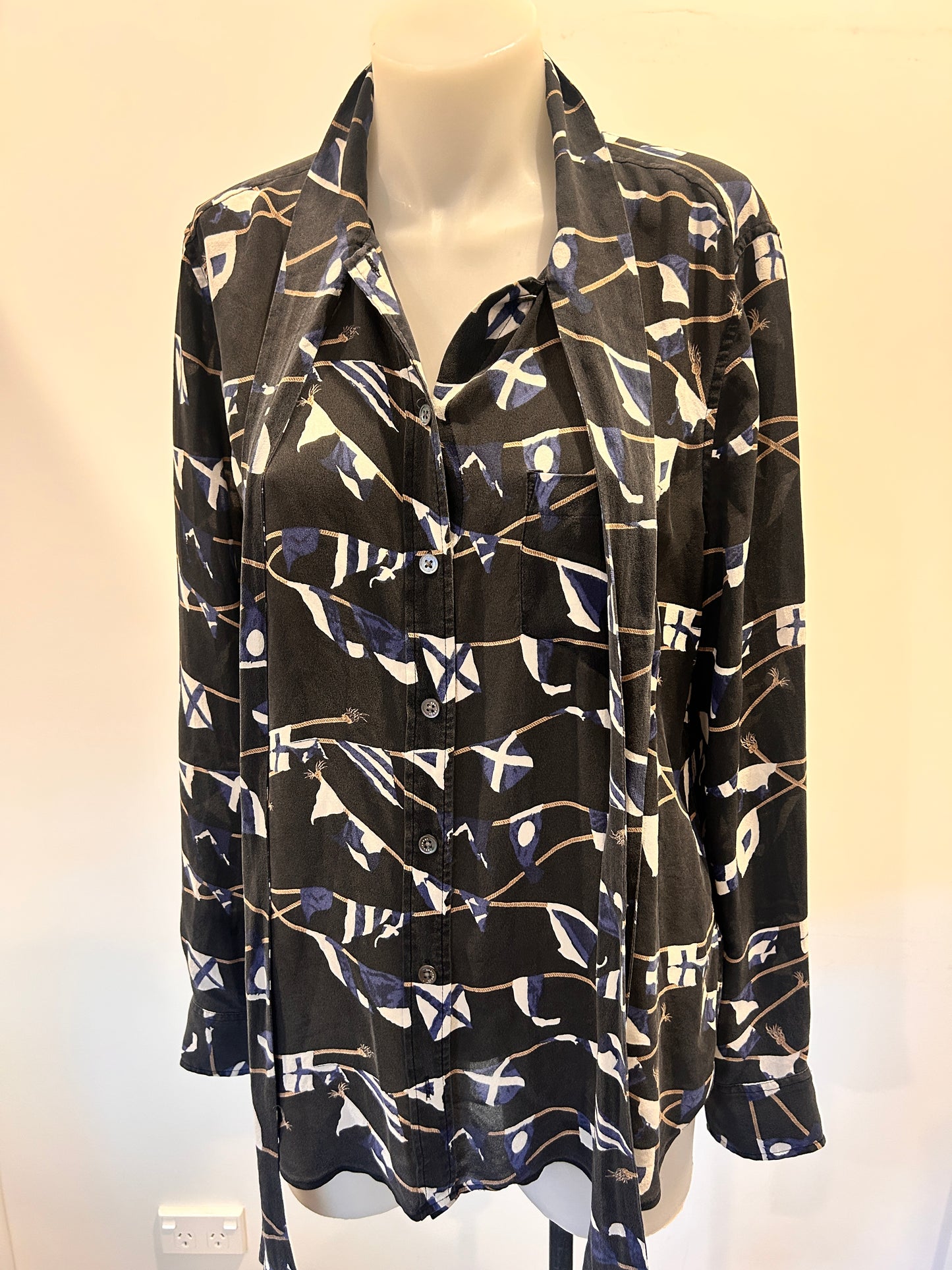 Equipment Femme Silk Shirt - Size M