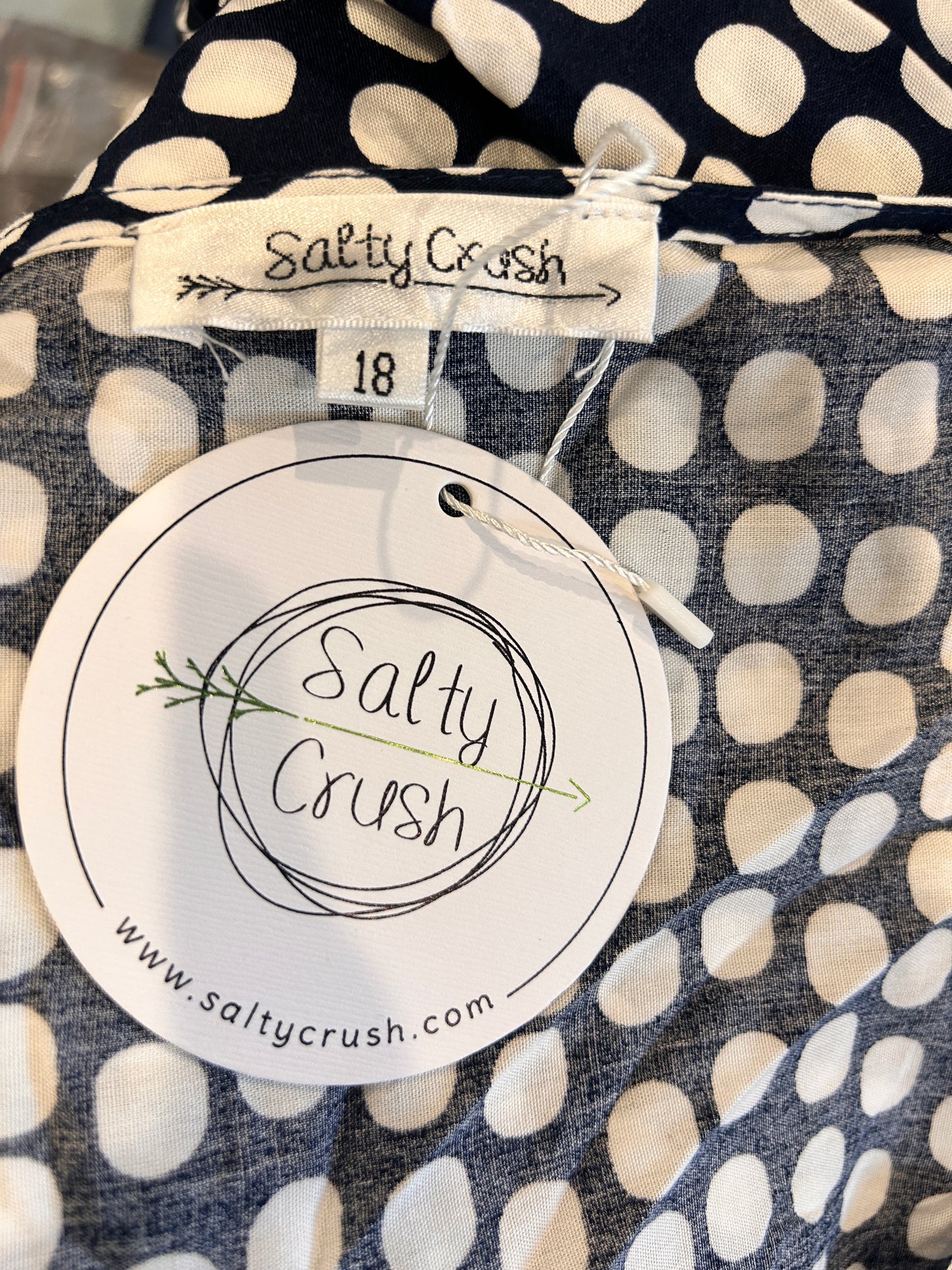 Salty Crush Dress - Size 18 (BNWT)