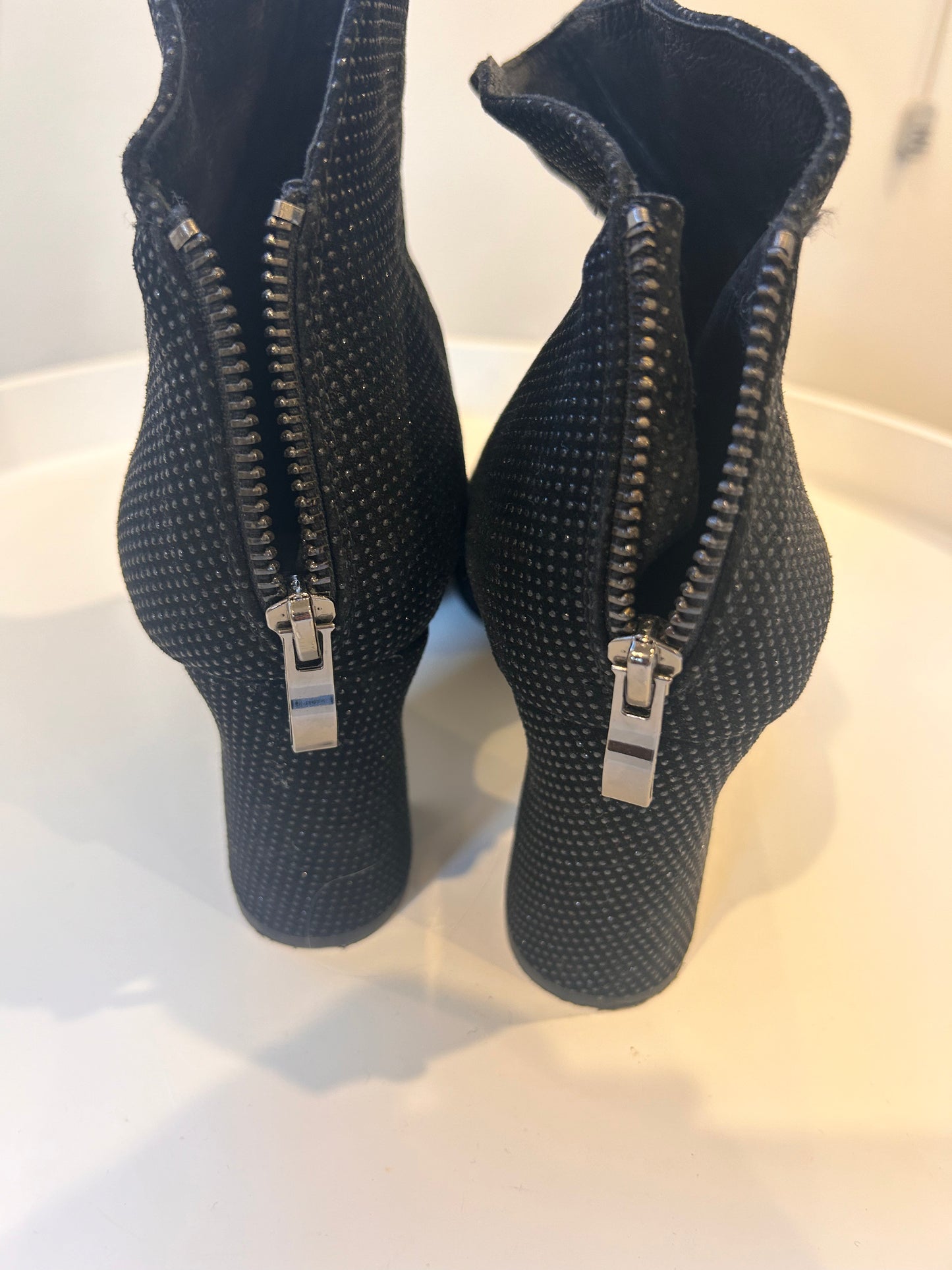 Django & Juliette Sparkly Ankle Boots - Size 41