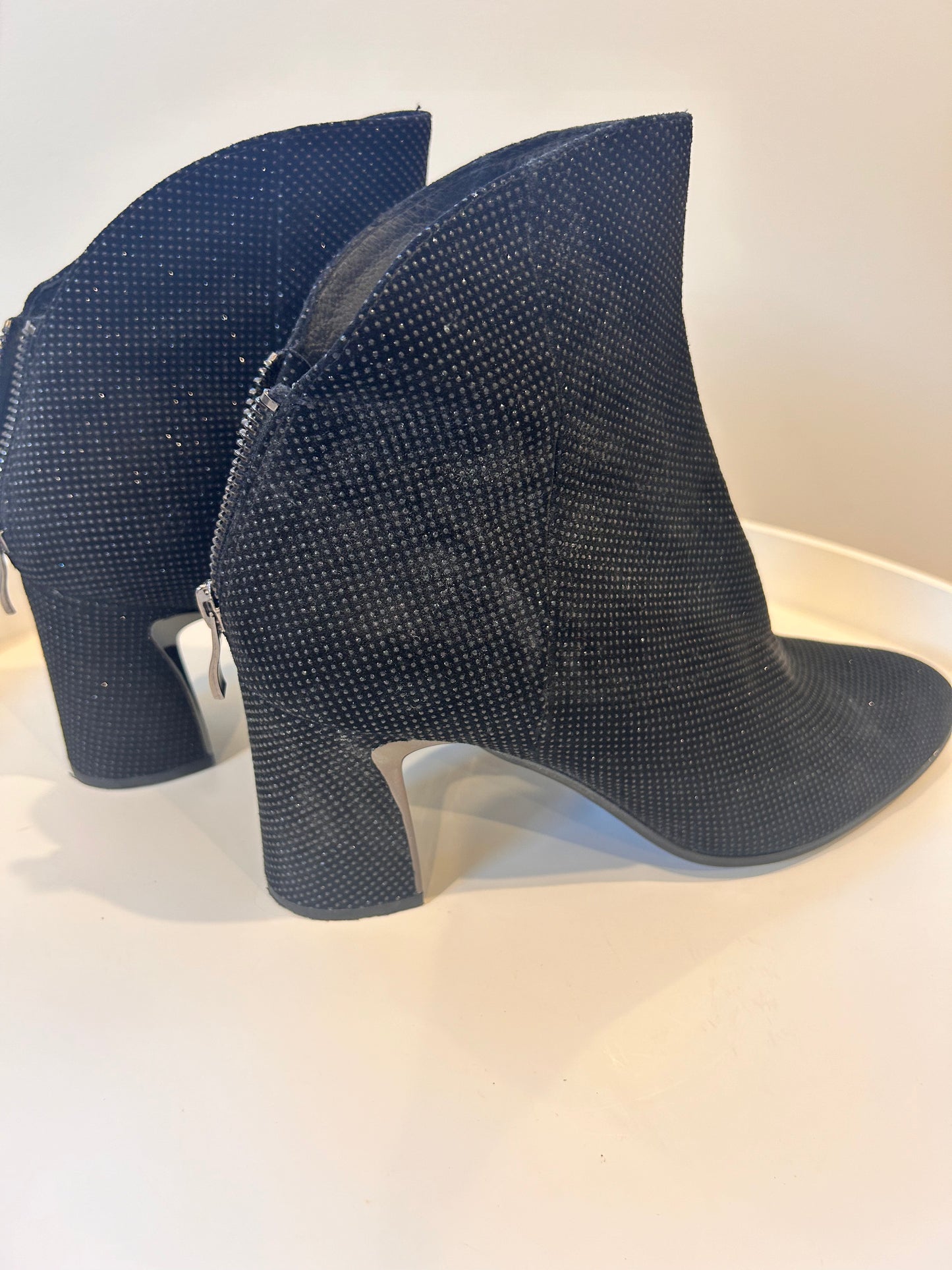 Django & Juliette Sparkly Ankle Boots - Size 41
