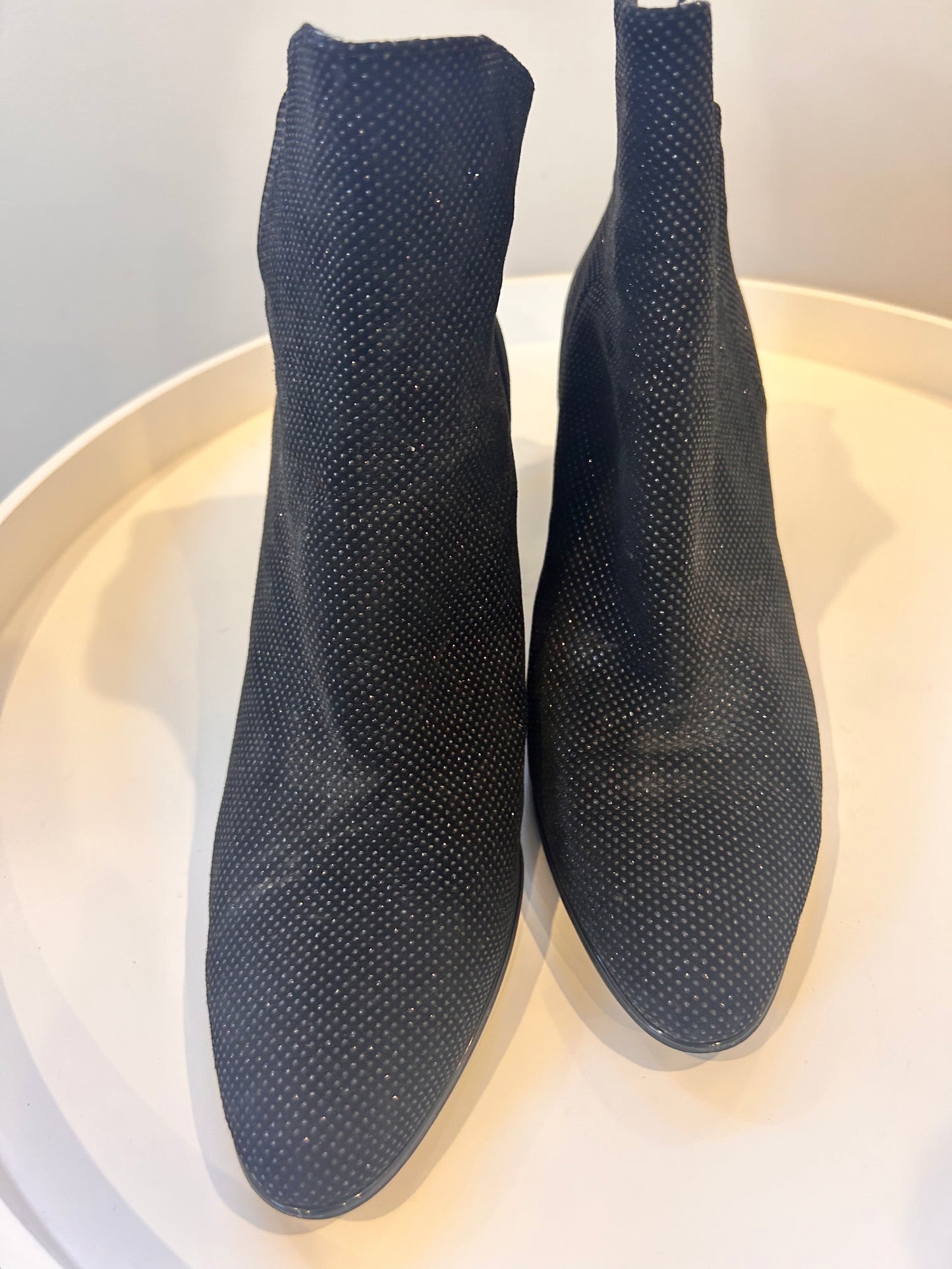 Django & Juliette Sparkly Ankle Boots - Size 41