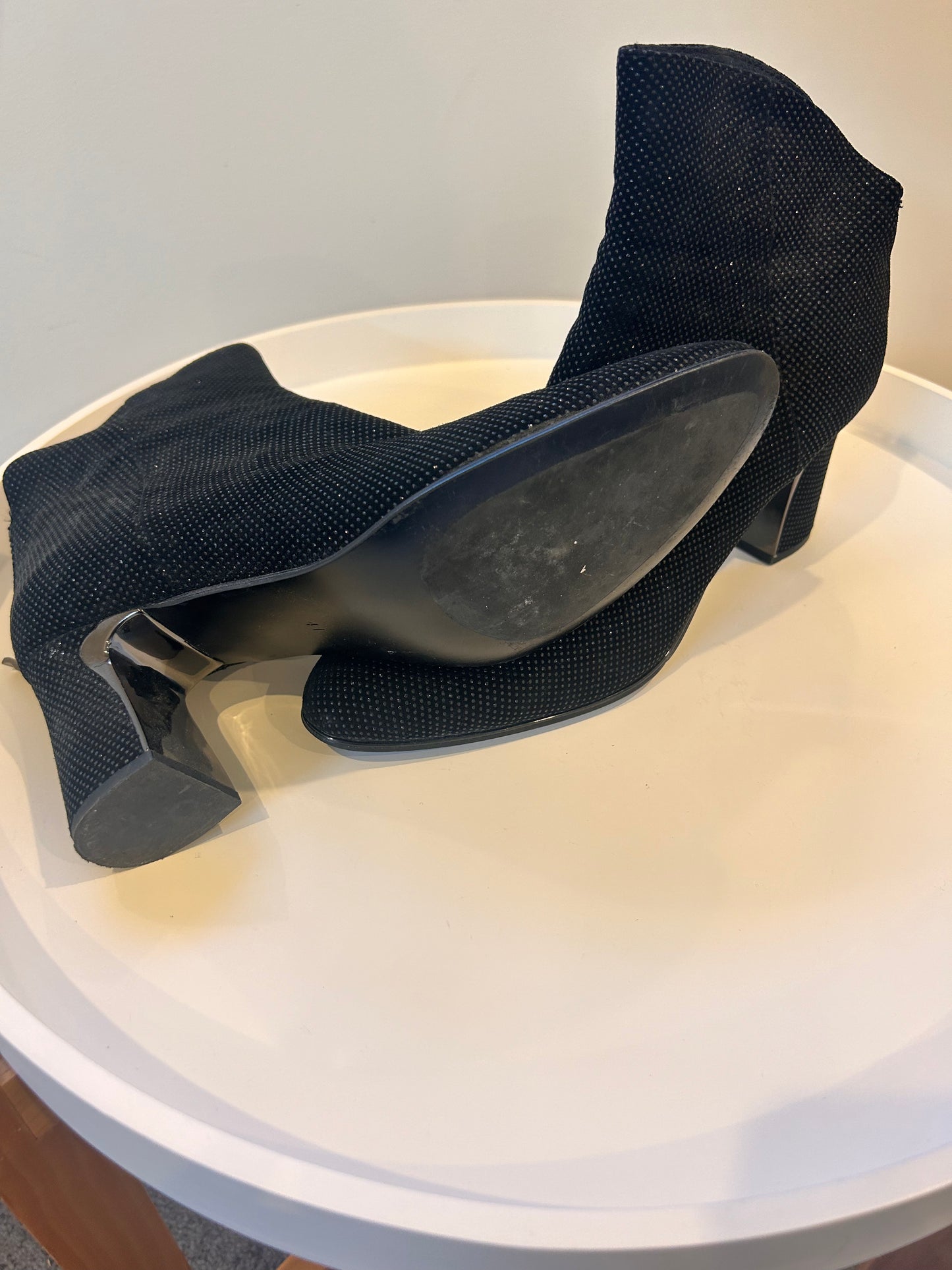 Django & Juliette Sparkly Ankle Boots - Size 41