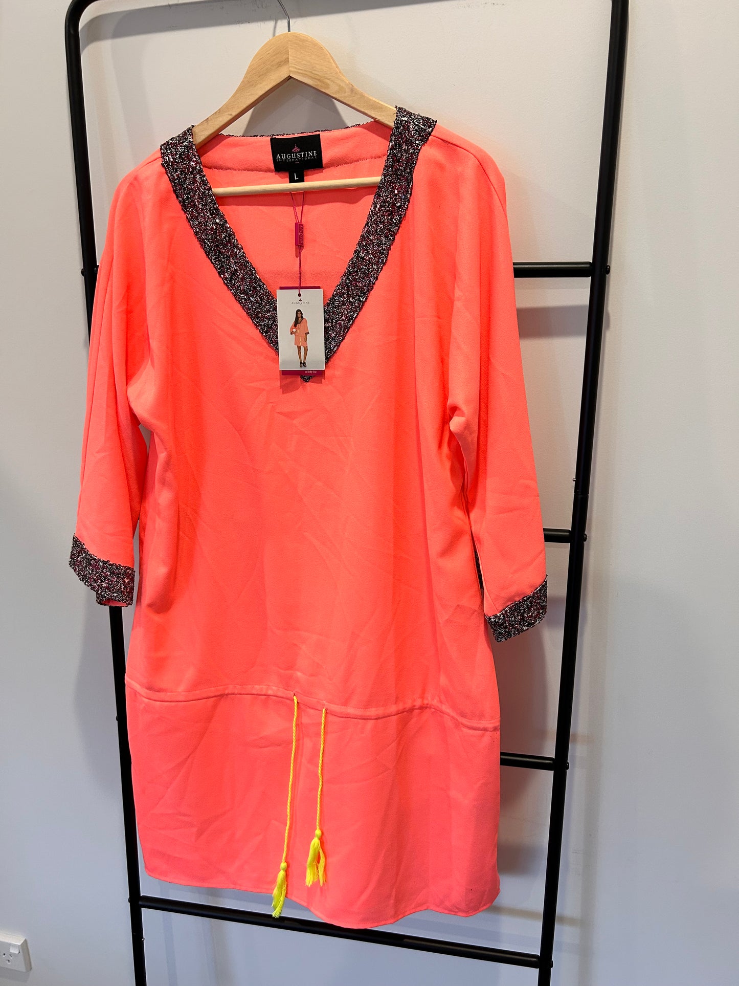 Augustine Mini Dress - SIze L (BNWT)