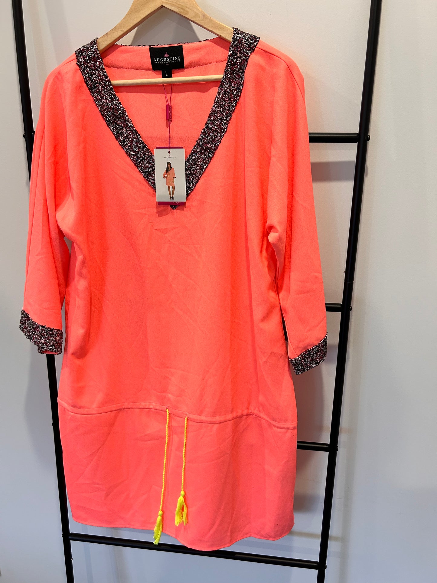 Augustine Mini Dress - SIze L (BNWT)