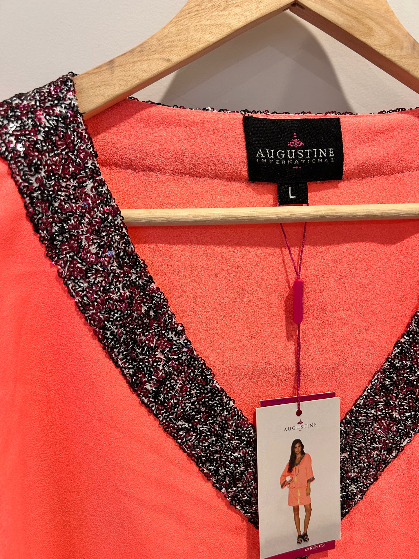 Augustine Mini Dress - SIze L (BNWT)