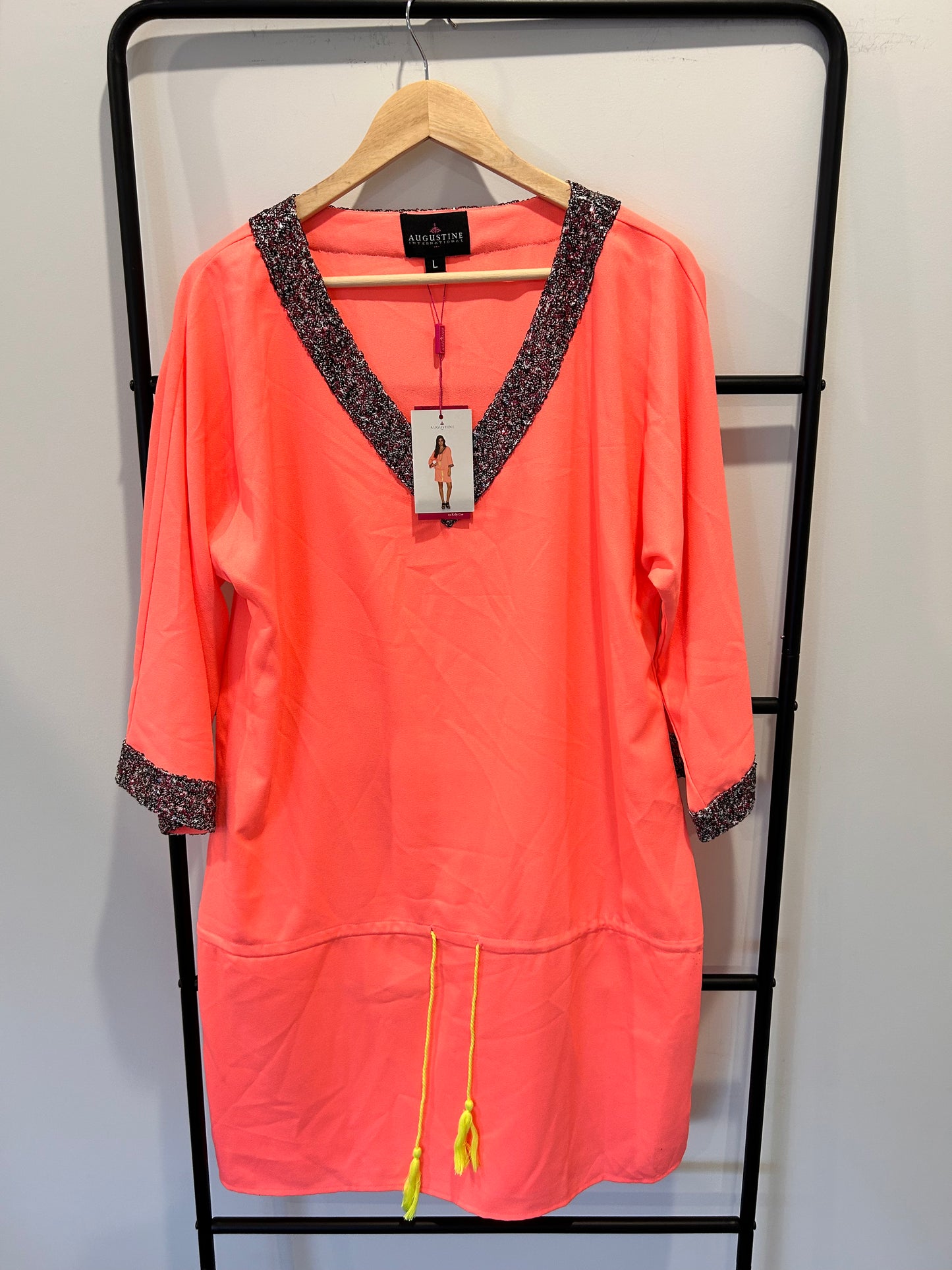Augustine Mini Dress - SIze L (BNWT)